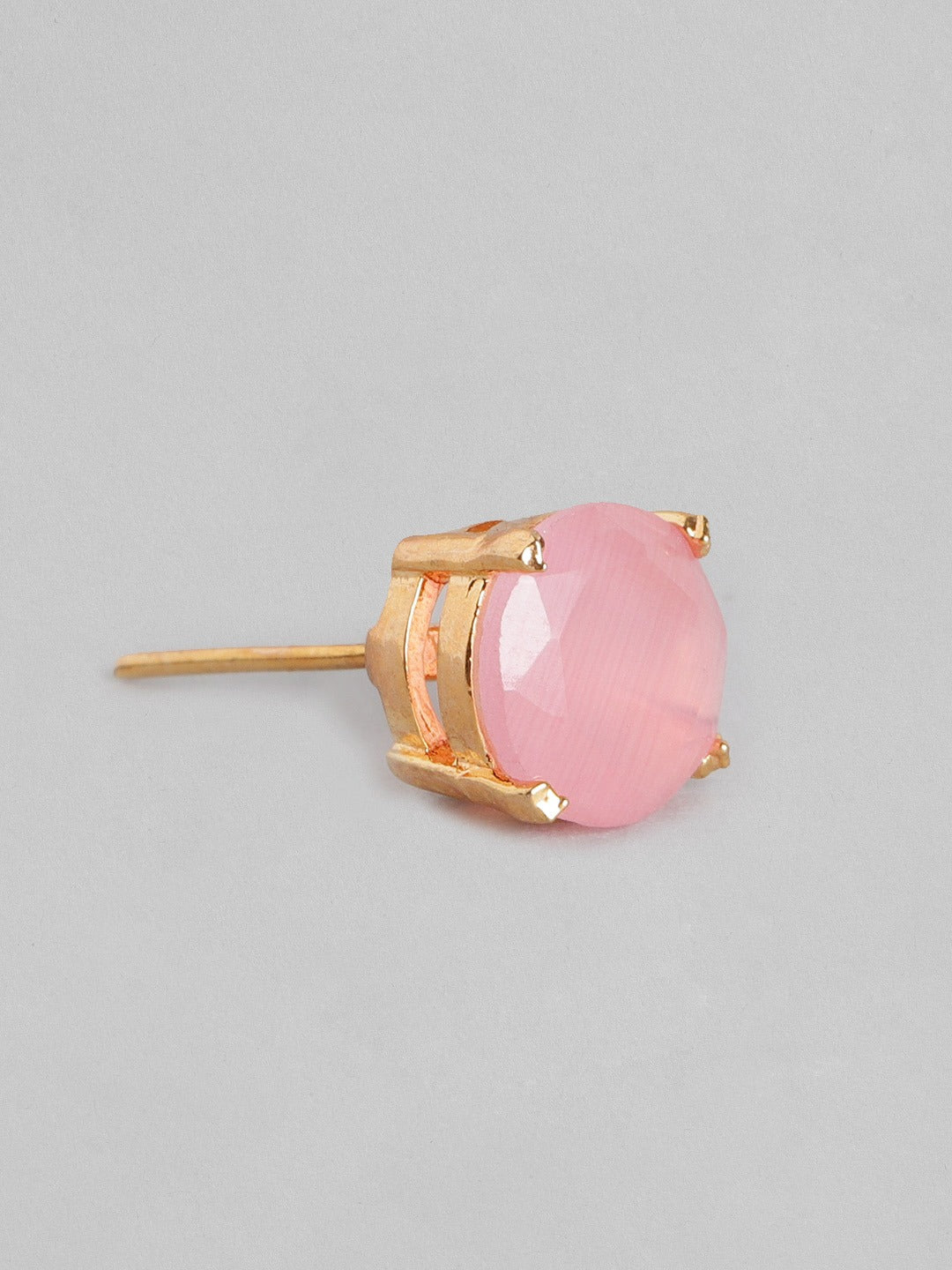 Blueberry set of 2 pink and mint stone stud earring