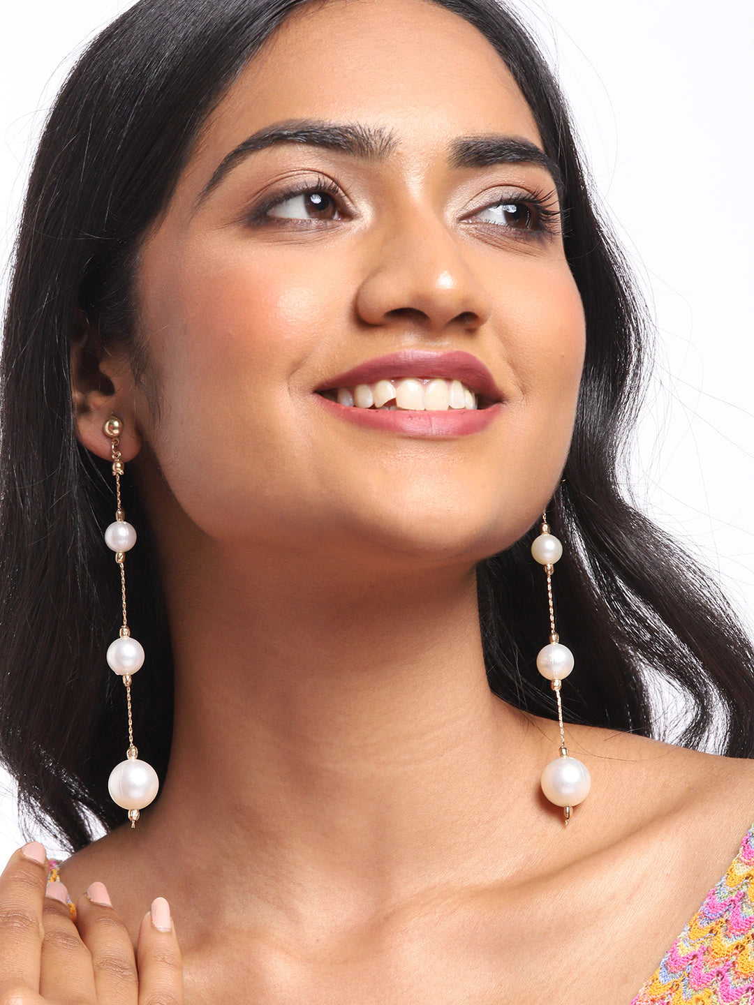 Blueberry Teagan pearls earring