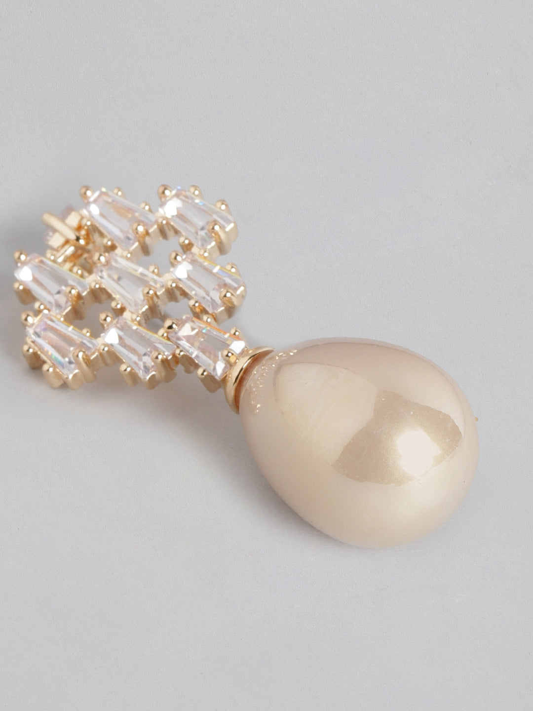Blueberry Petra pearl drop earrings