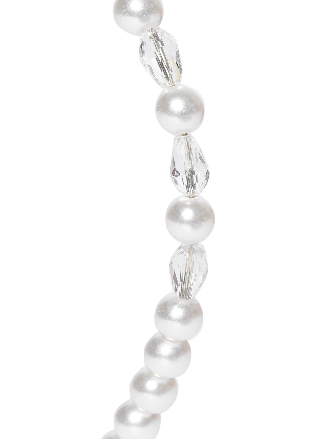 Blueberry white pearl detailing hair band