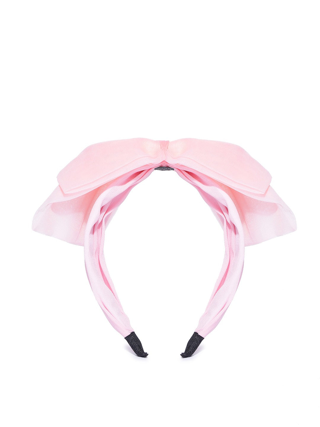 Blueberry peach net fabric knot hair band