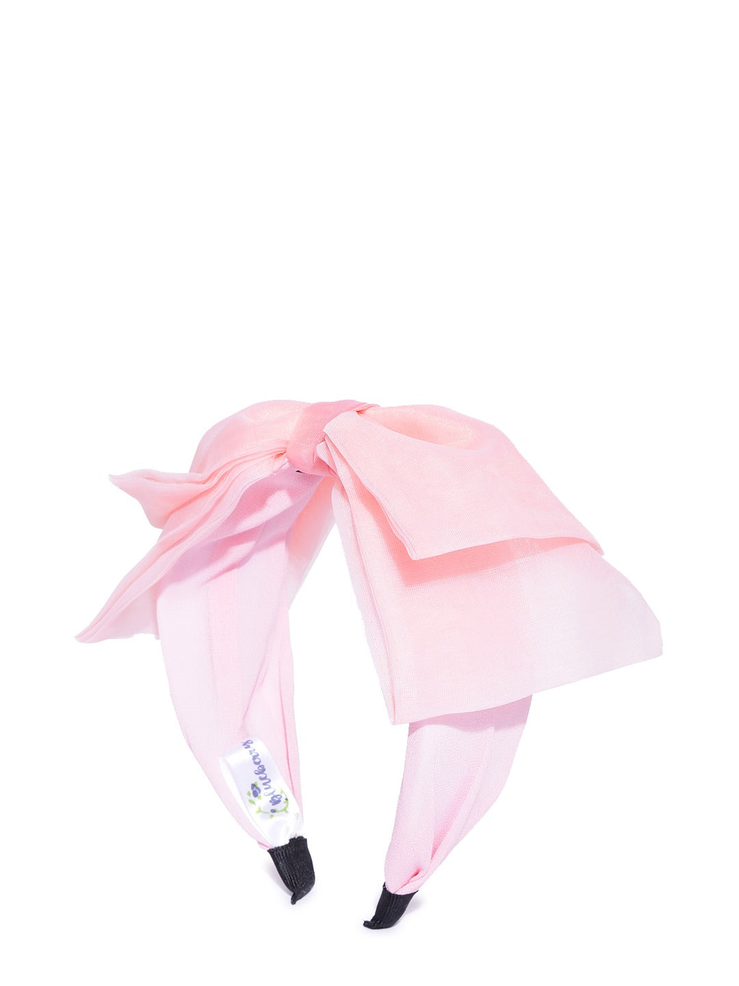 Blueberry peach net fabric knot hair band