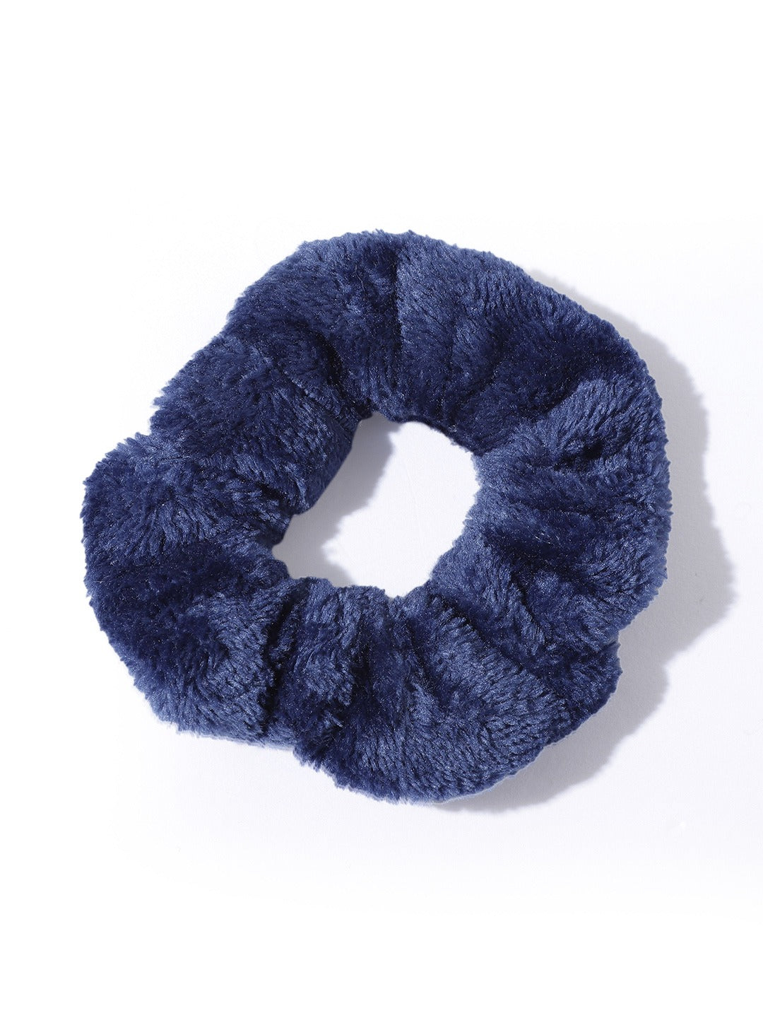 Blueberry set of 3 multi color velvet scrunchies