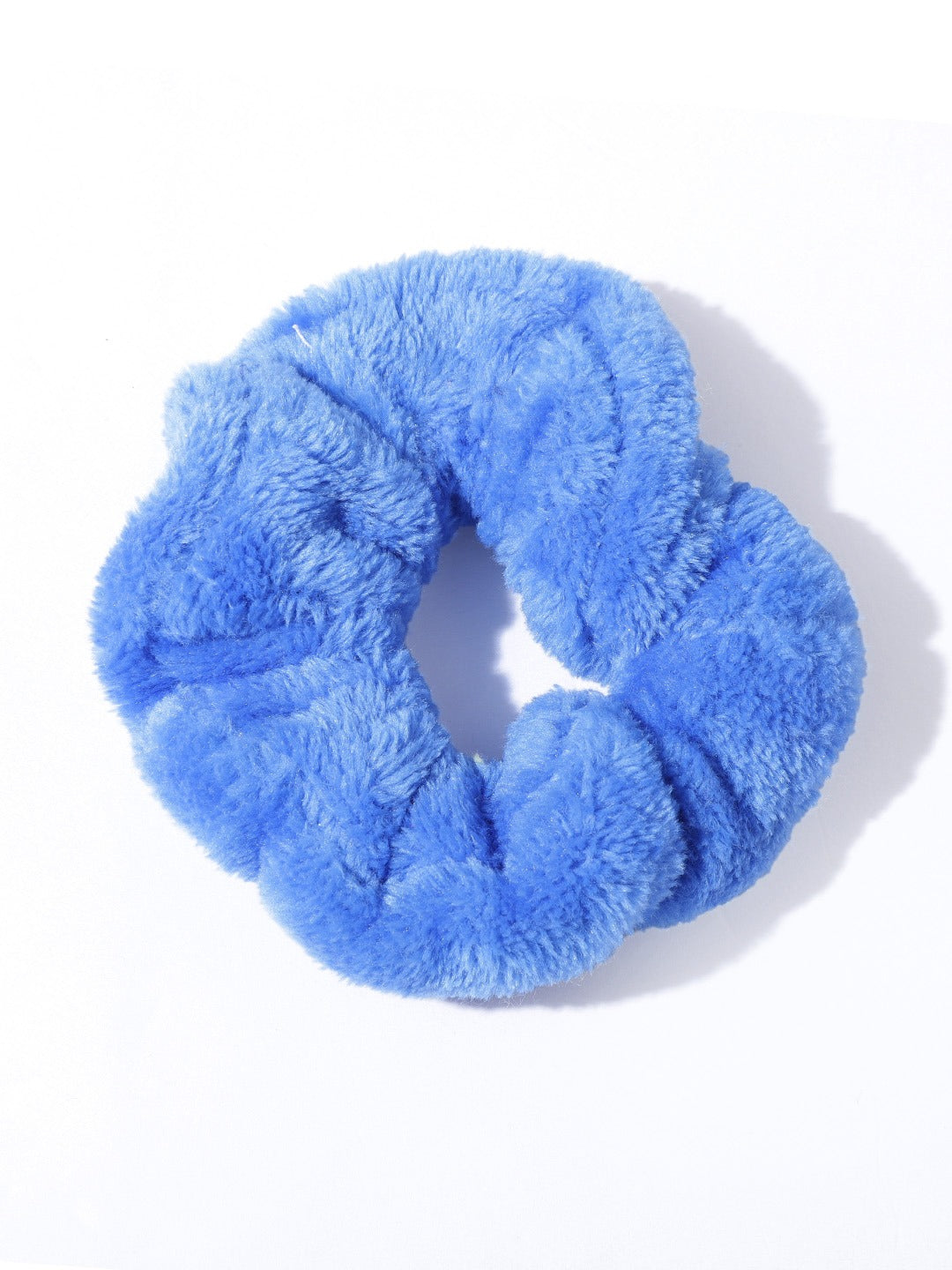 Blueberry set of 3 multi color velvet scrunchies