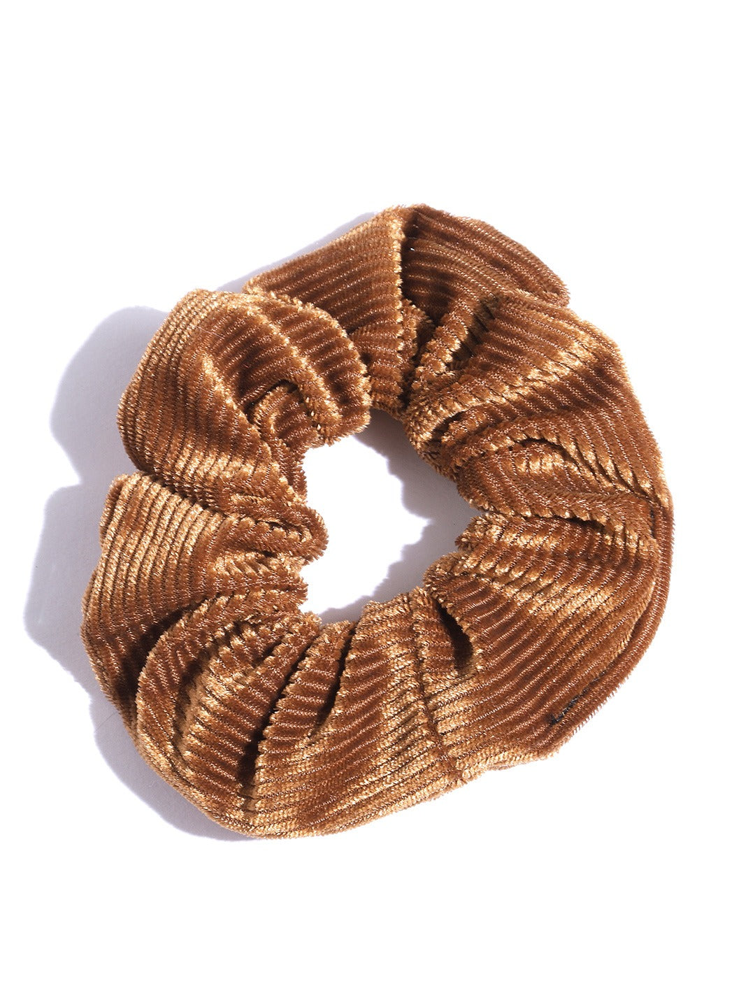 Blueberry set of 4 multi color stripe velvet scrunchies