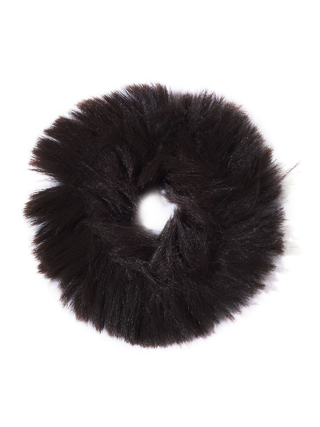 Blueberry set of 4 multi fur scrunchies