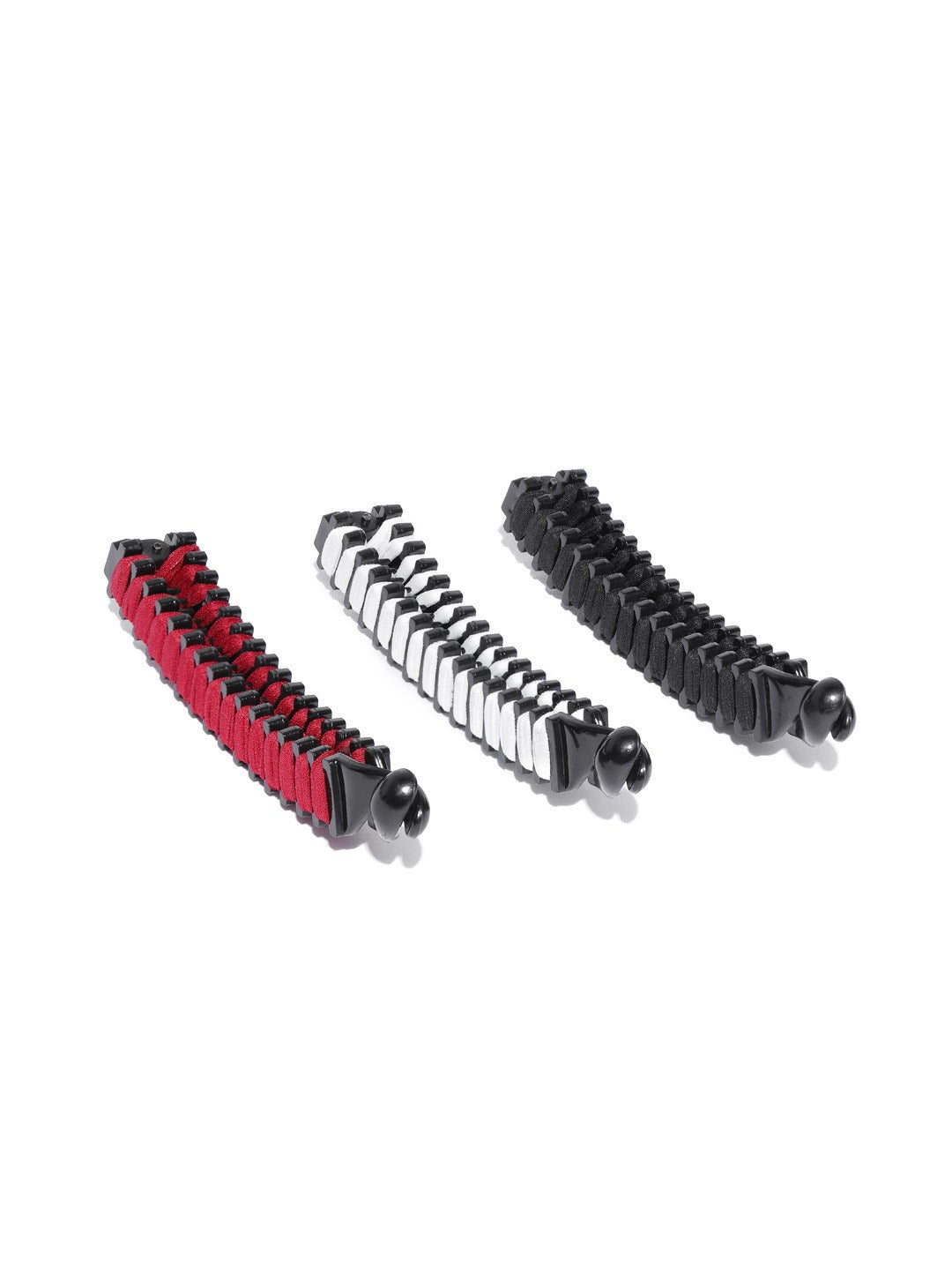 Blueberry set of 3 multi banana clips