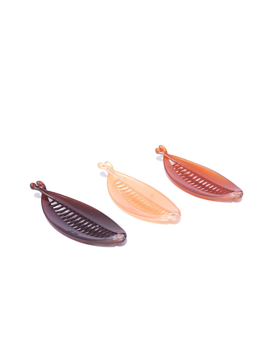 Blueberry set of 3 multi banana clips