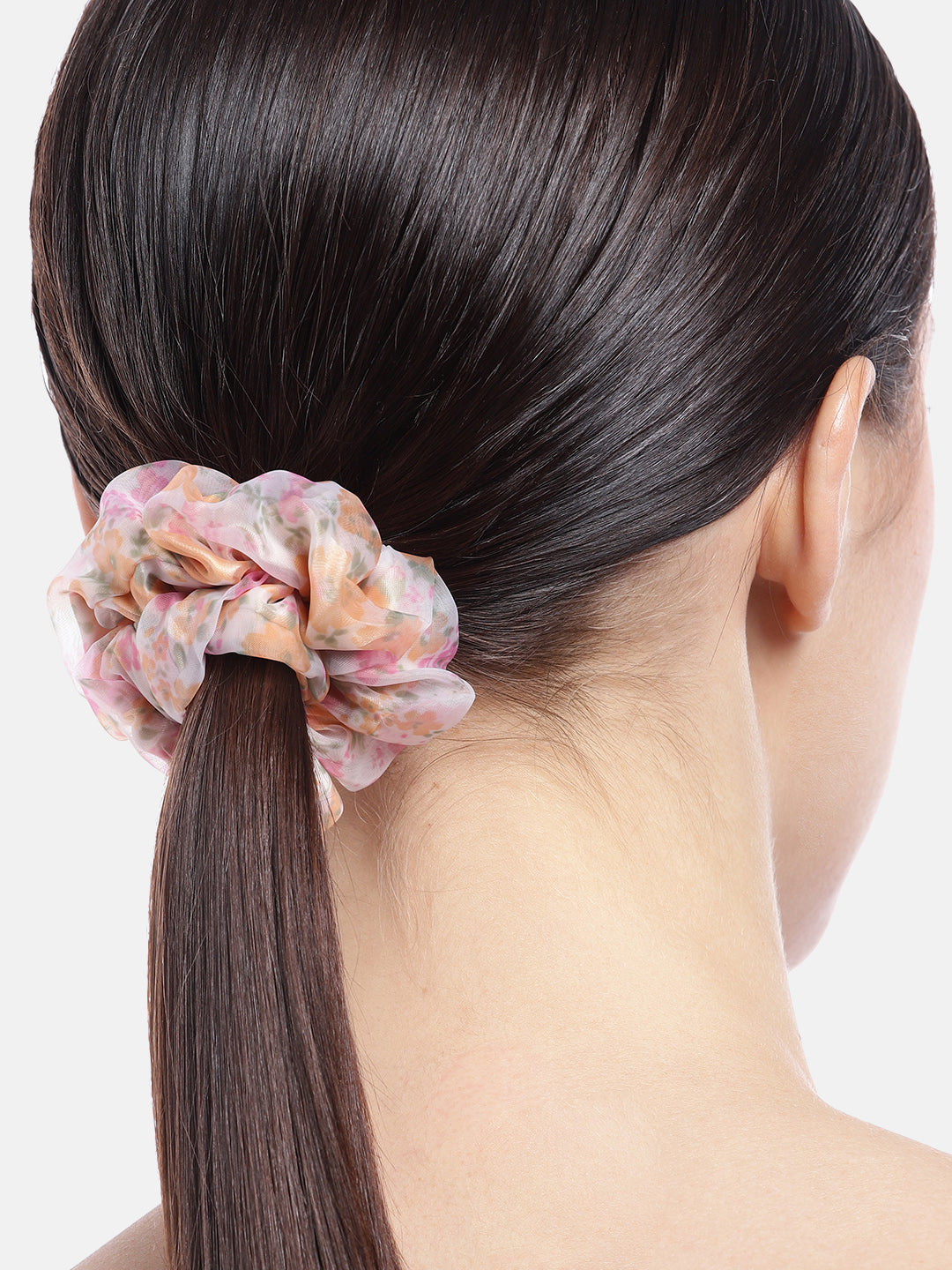Blueberry set of 3 multi color scrunchies