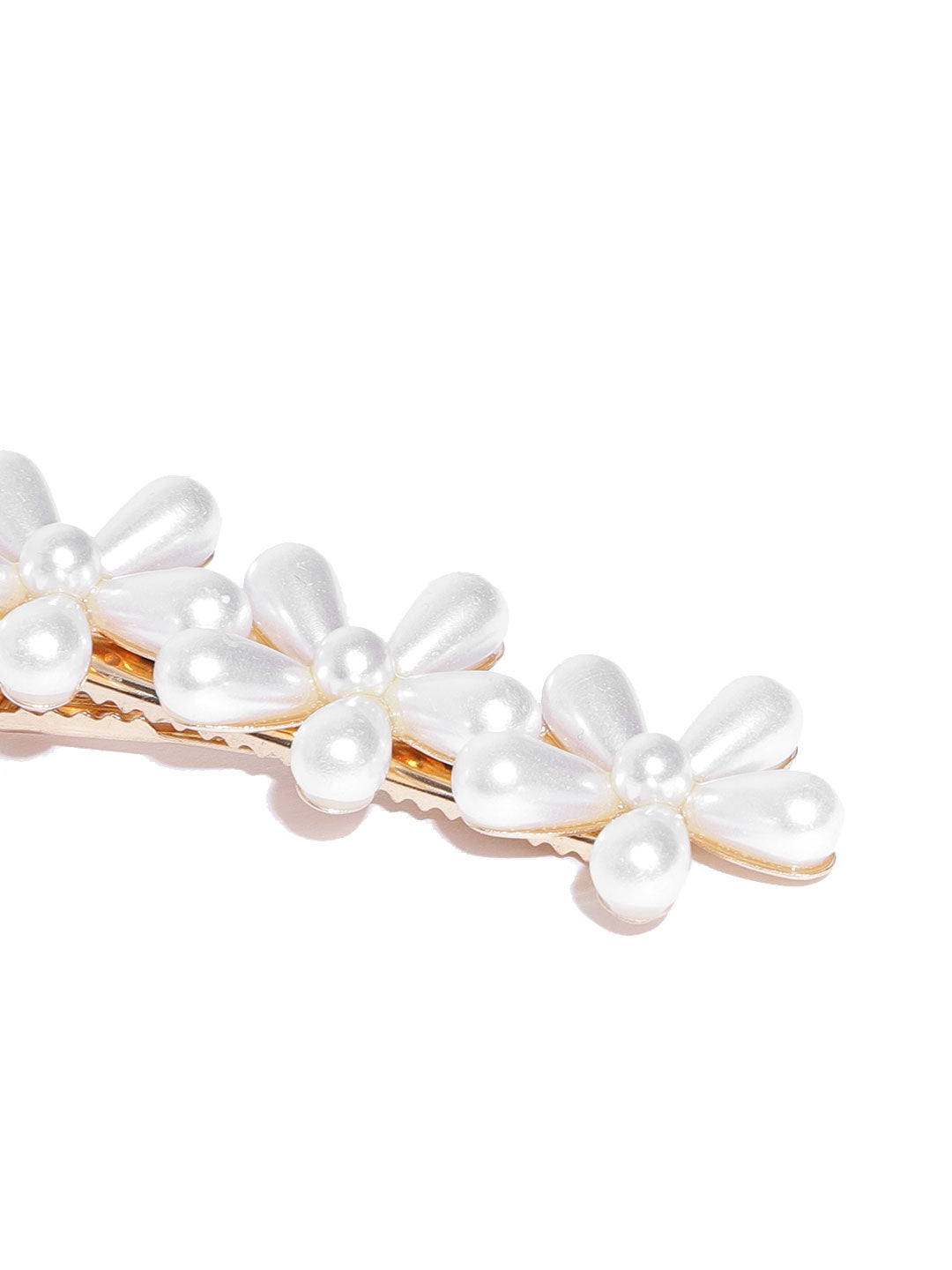 Blueberry set of 5 princess pearl embellished clips