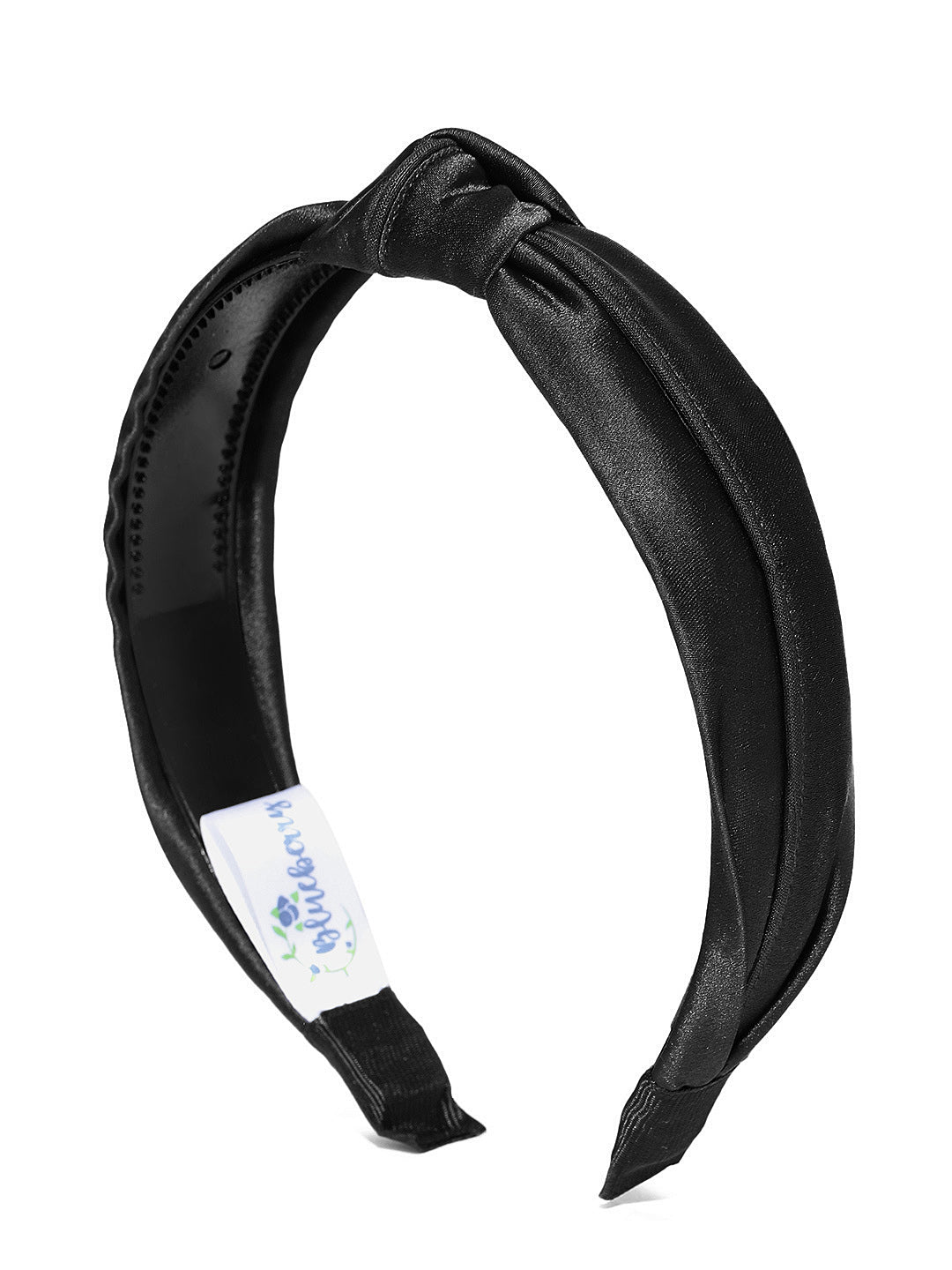Blueberry black knoted hairband