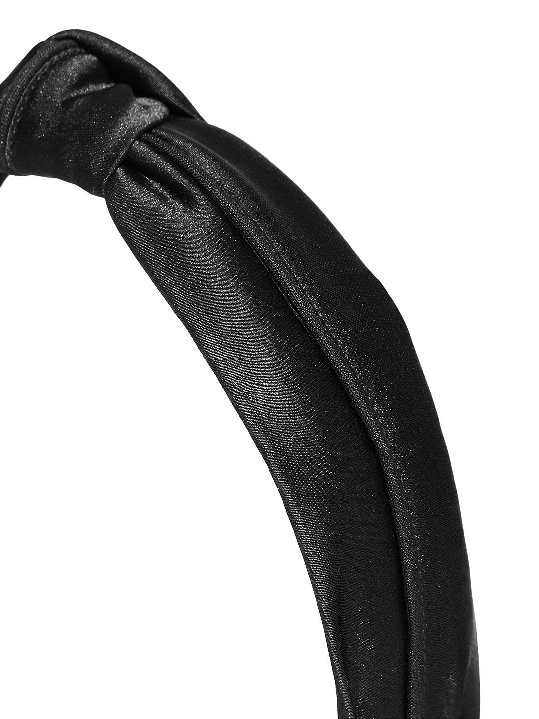 Blueberry black knoted hairband