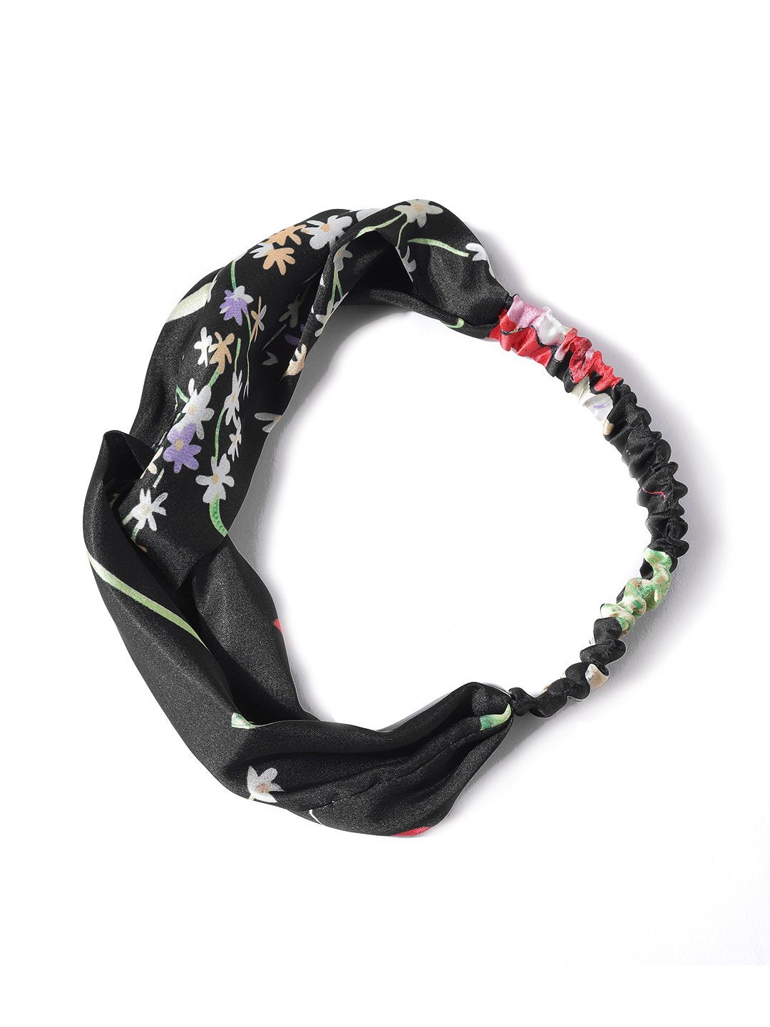 Blueberry multi color floral printed hair band