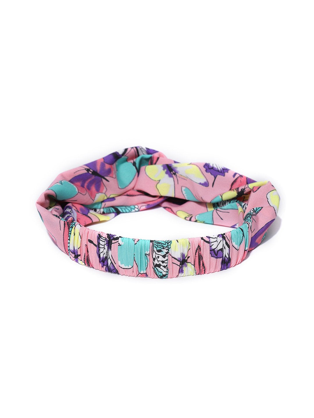 Blueberry multi color printed hair band