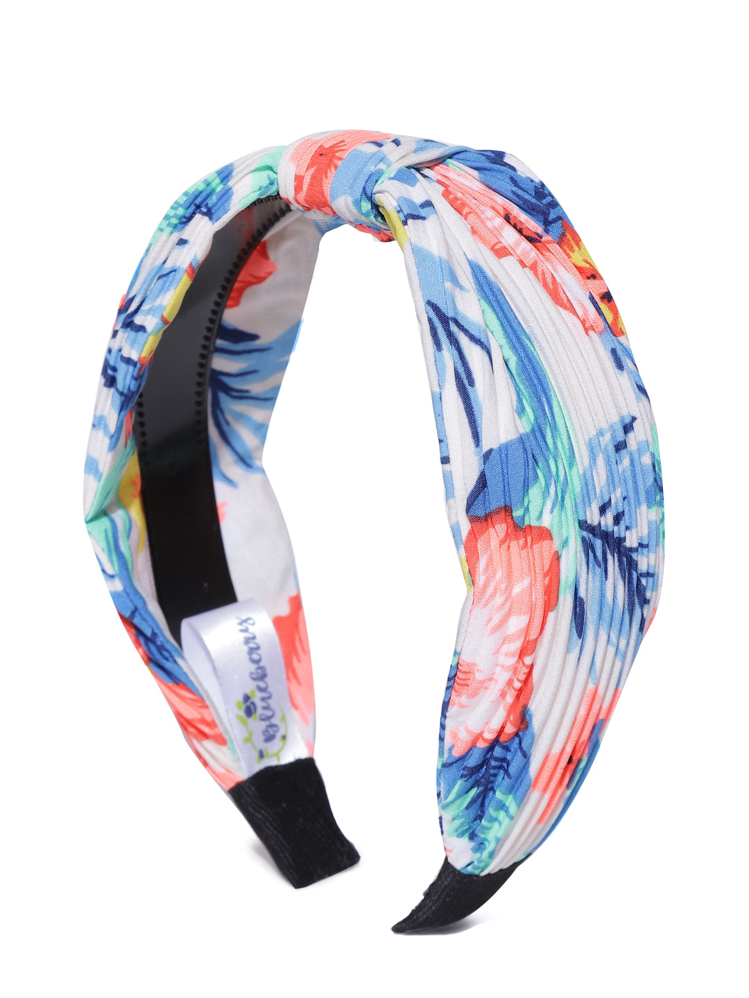 Blueberry multi color floral printed hair band