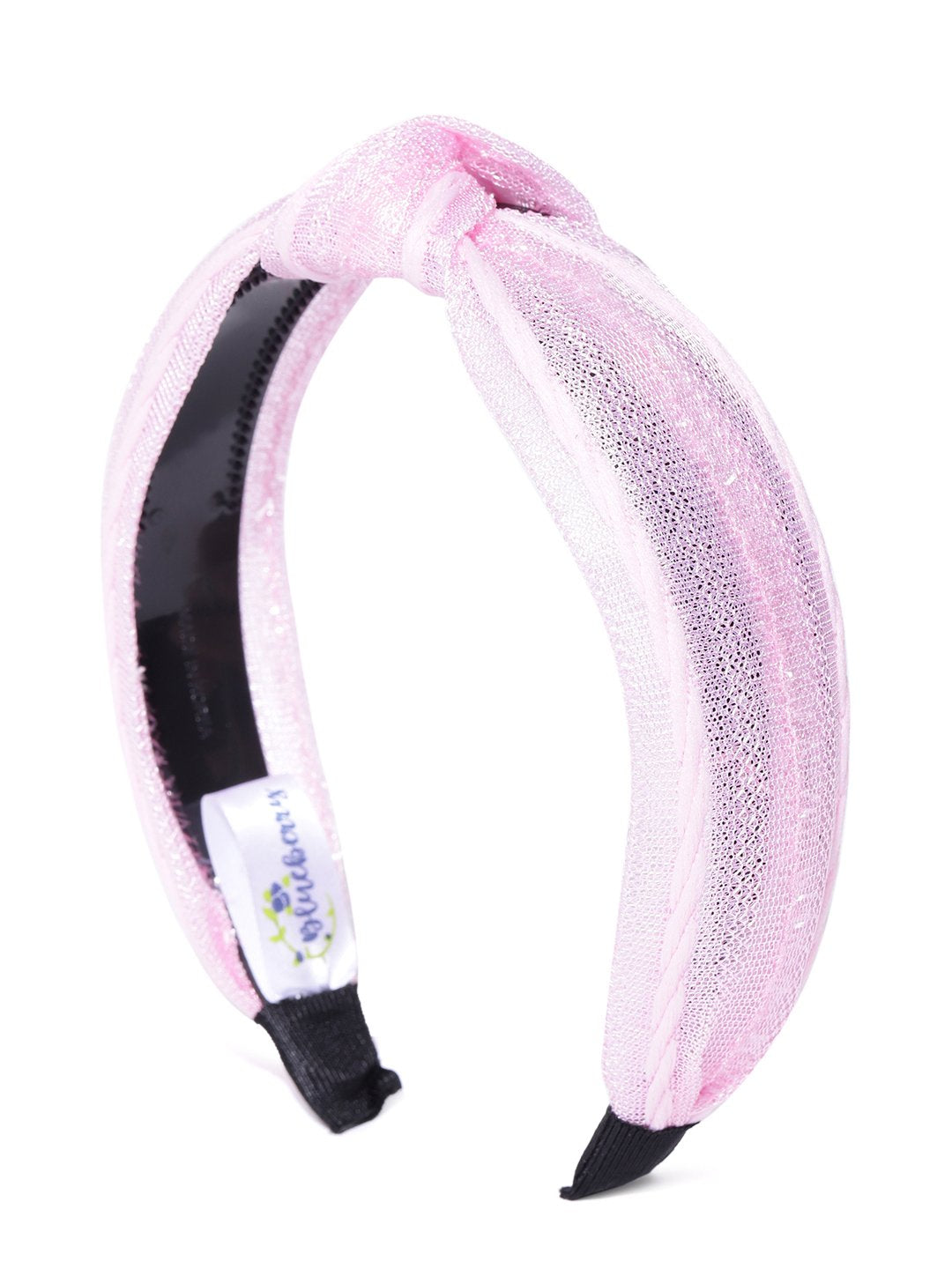 Blueberry pink color knot detailing hair band