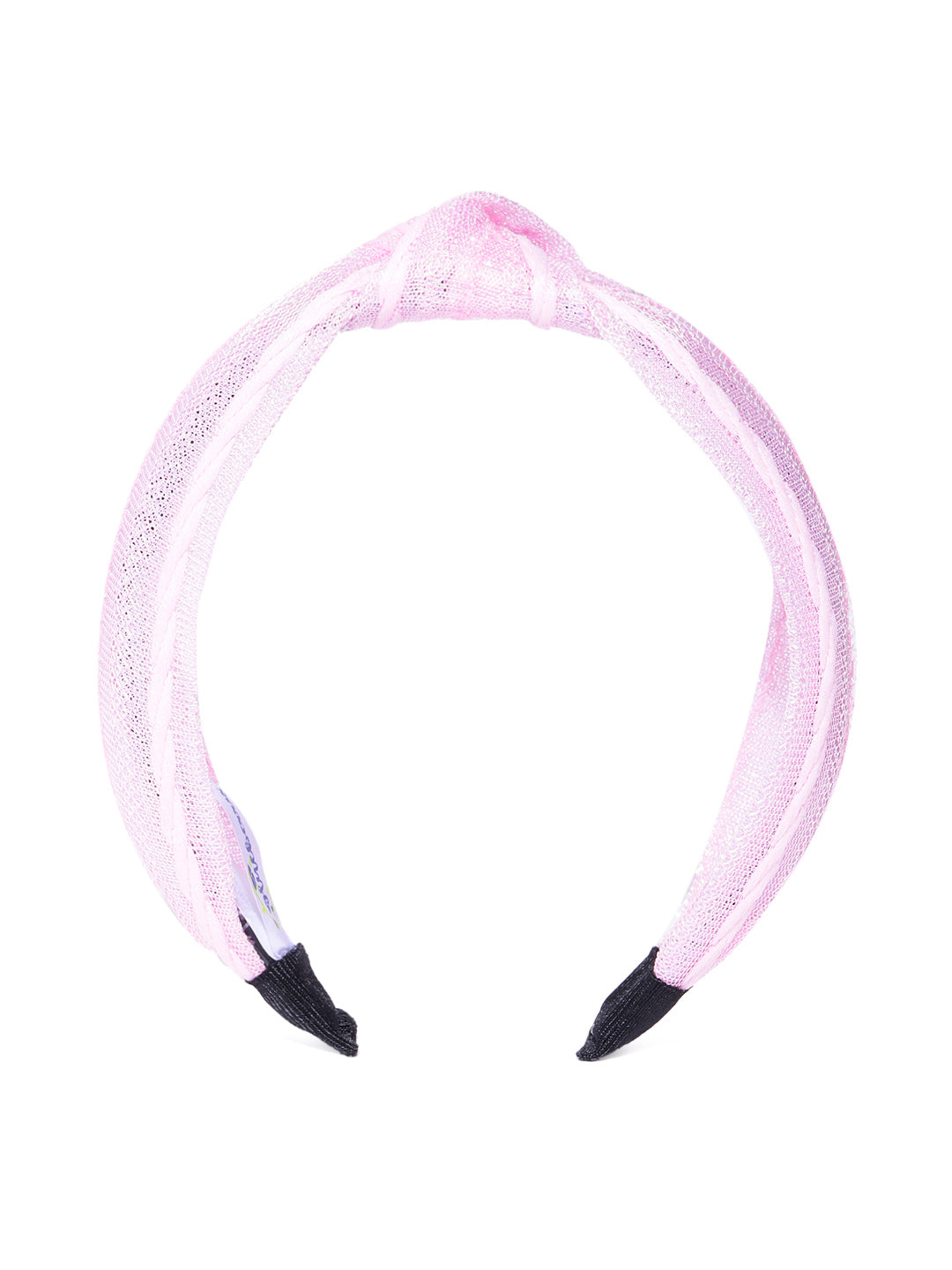 Blueberry pink color knot detailing hair band