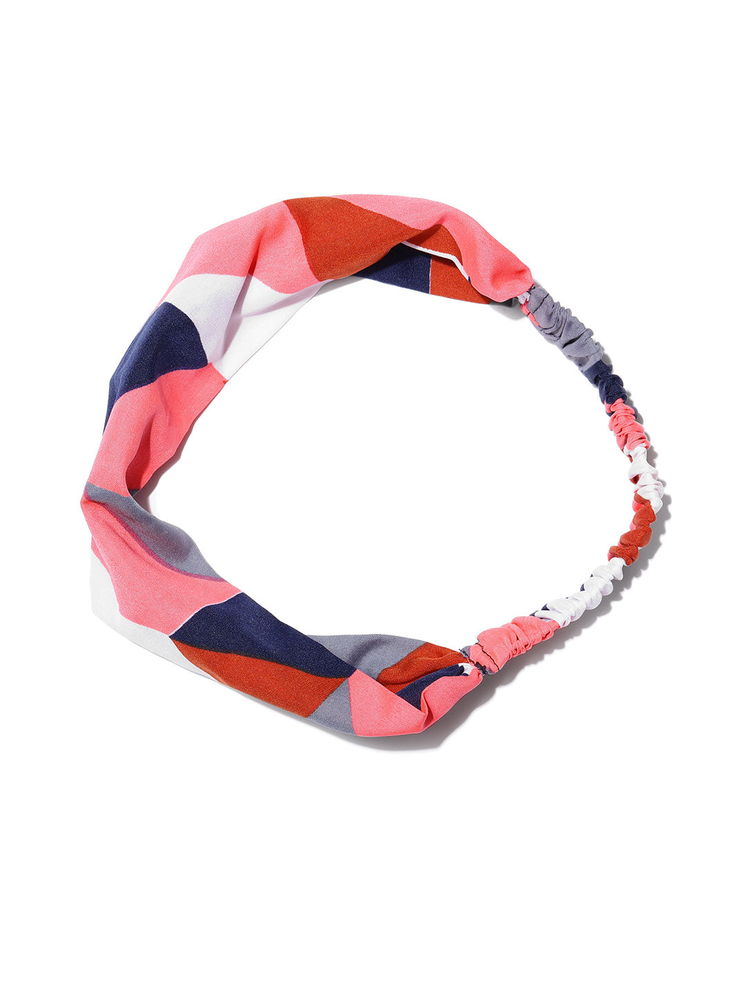 Blueberry multi color printed hair band