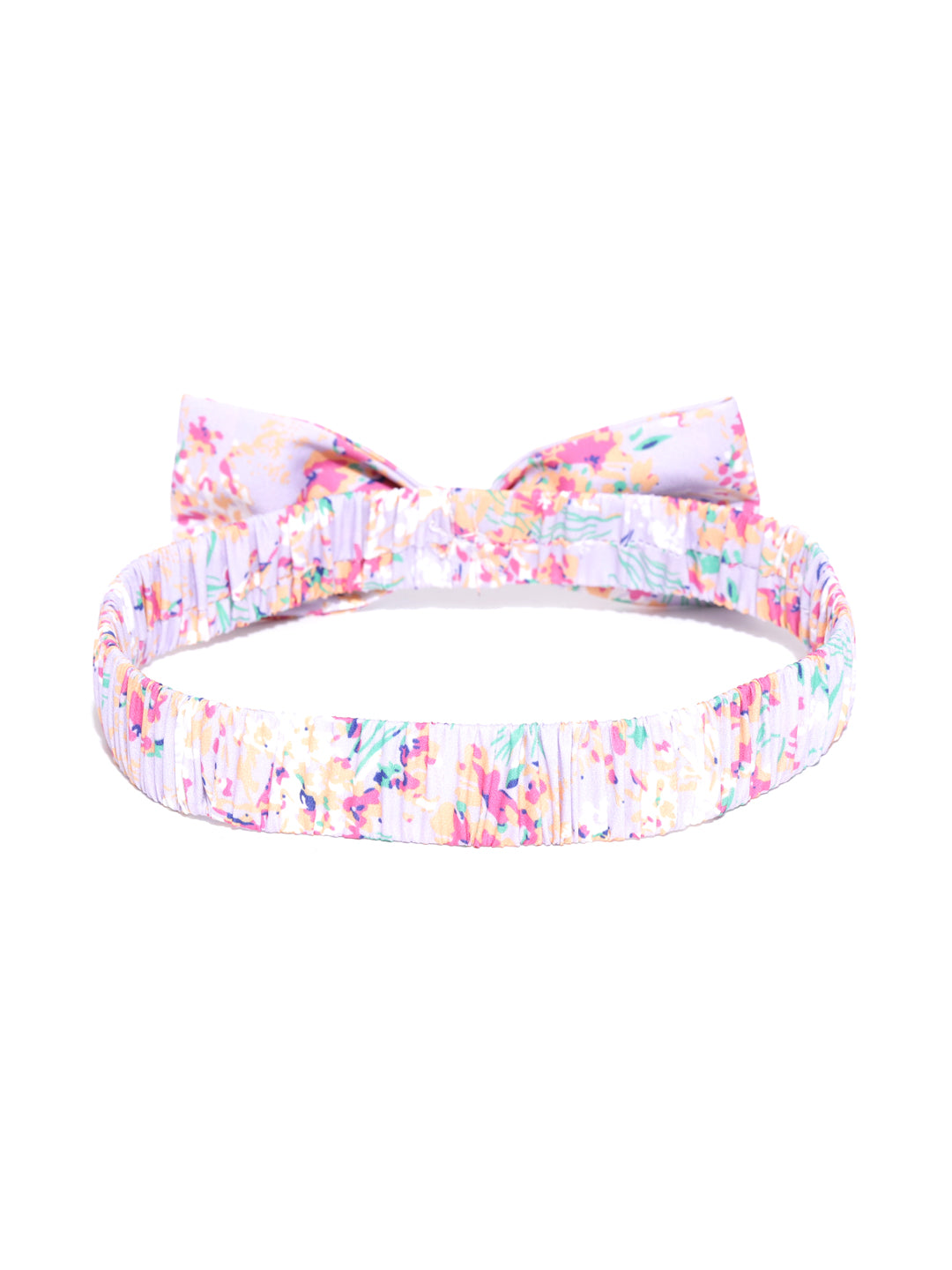Blueberry multi colour floral print hair band