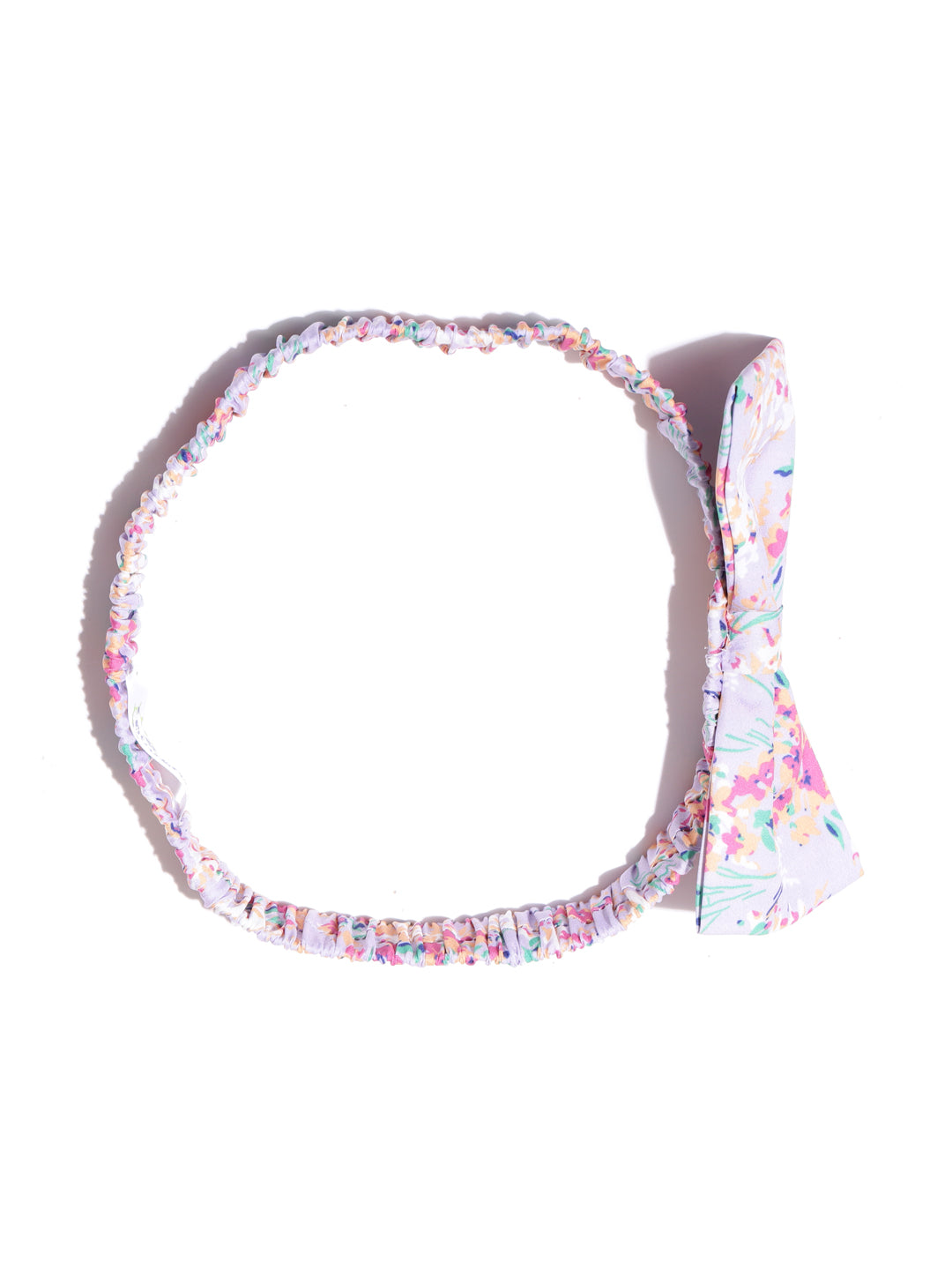Blueberry multi colour floral print hair band