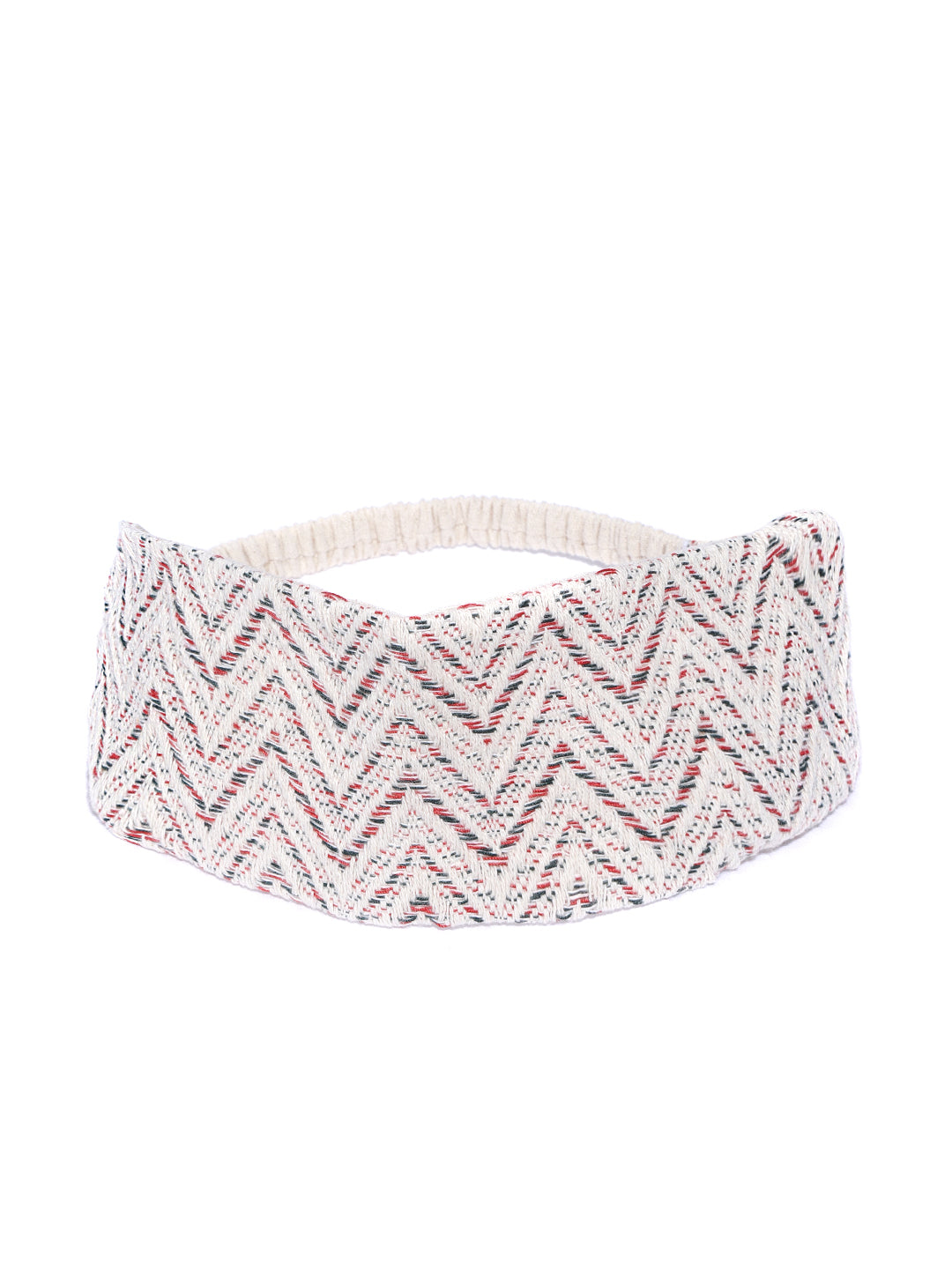 Blueberry grey woven design hairband