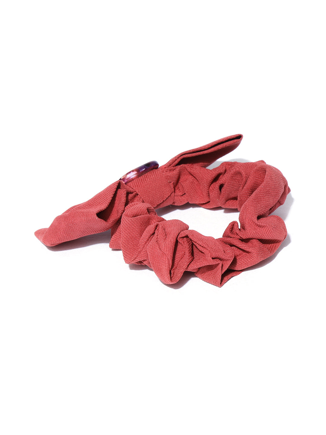 Blueberry Red bow scrunchies