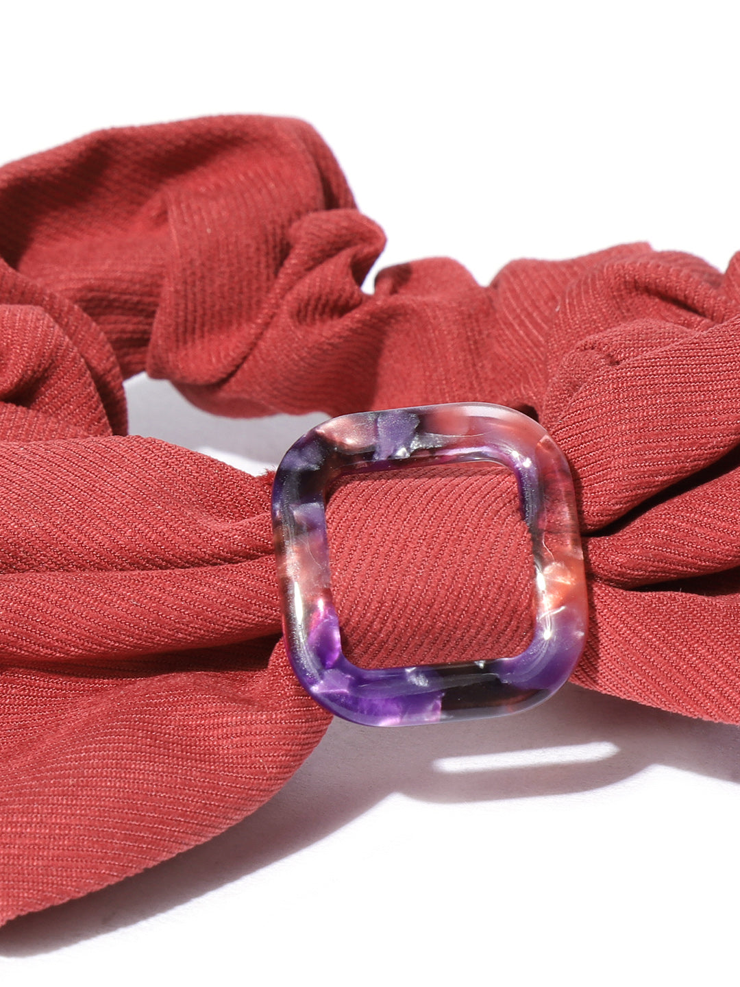 Blueberry Red bow scrunchies