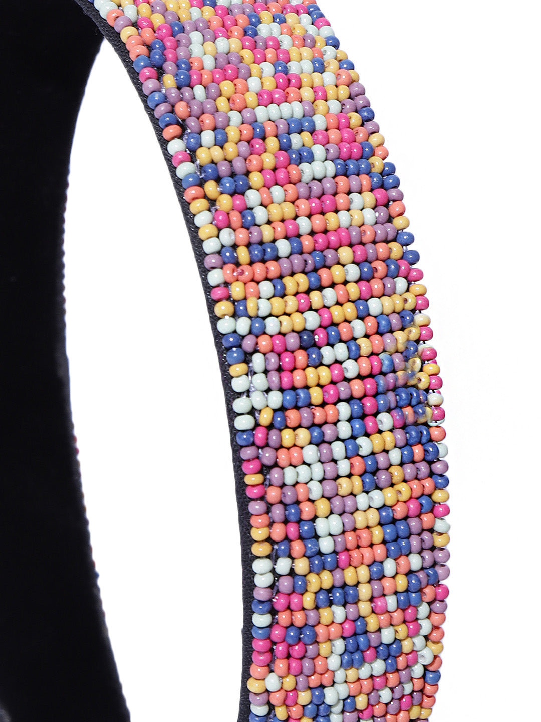 Blueberry multi beads embellished hairband