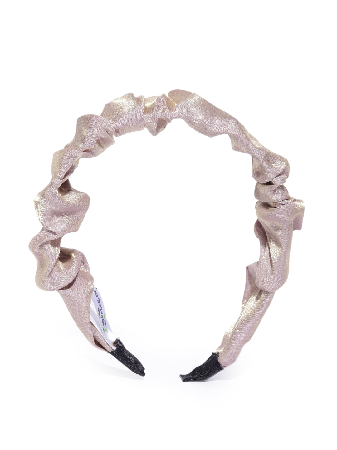 Blueberry mauve pleated hair band