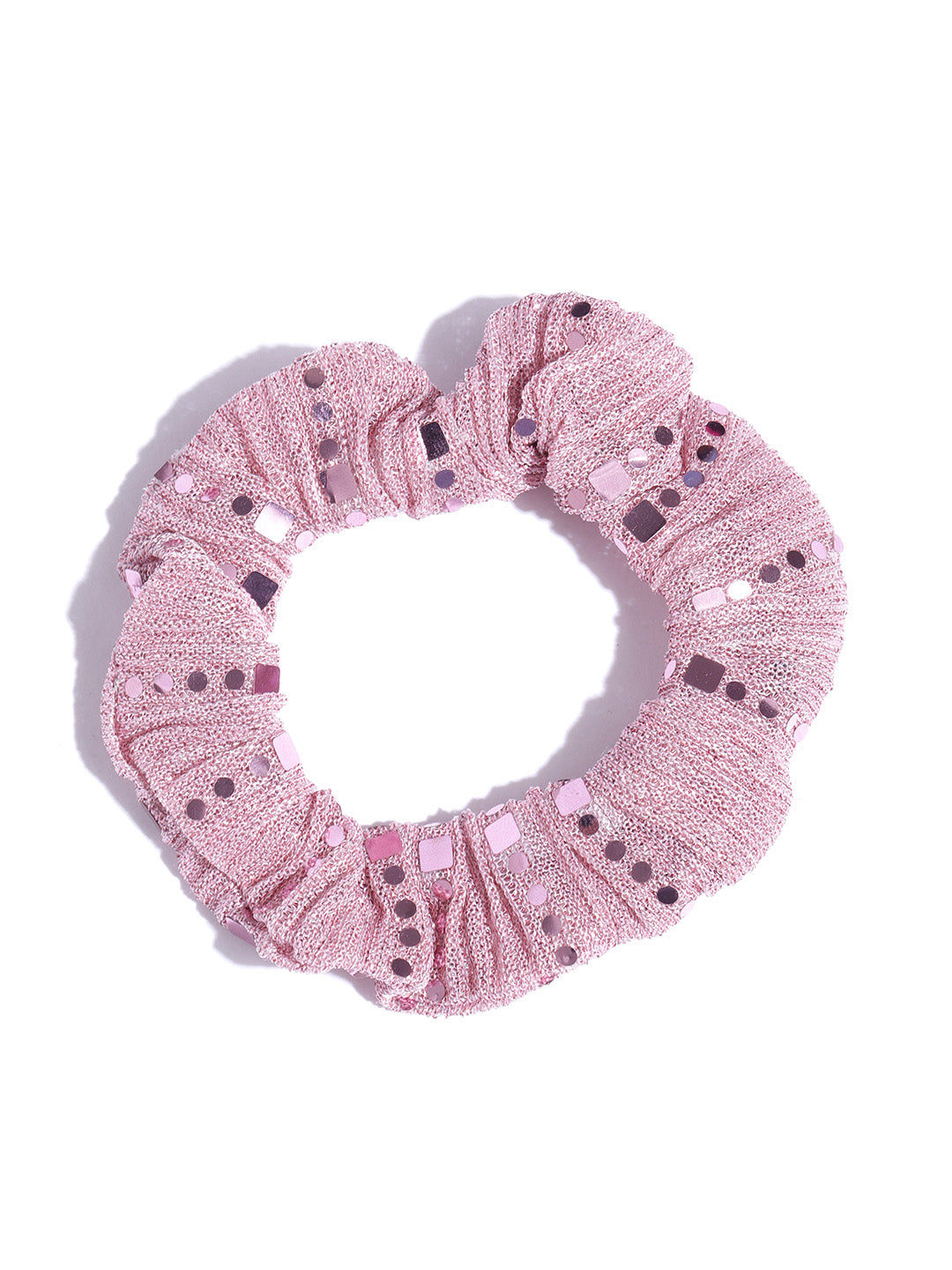 Blueberry set of 5 multi colour sequins detailing scrunchies