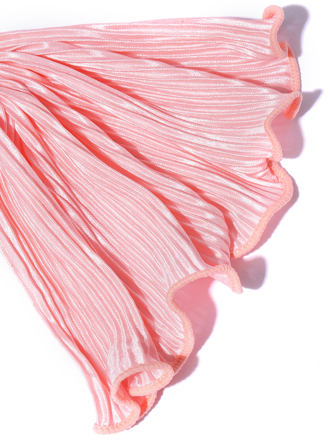 Blueberry set of 2 black/pink ruffle scrunchies