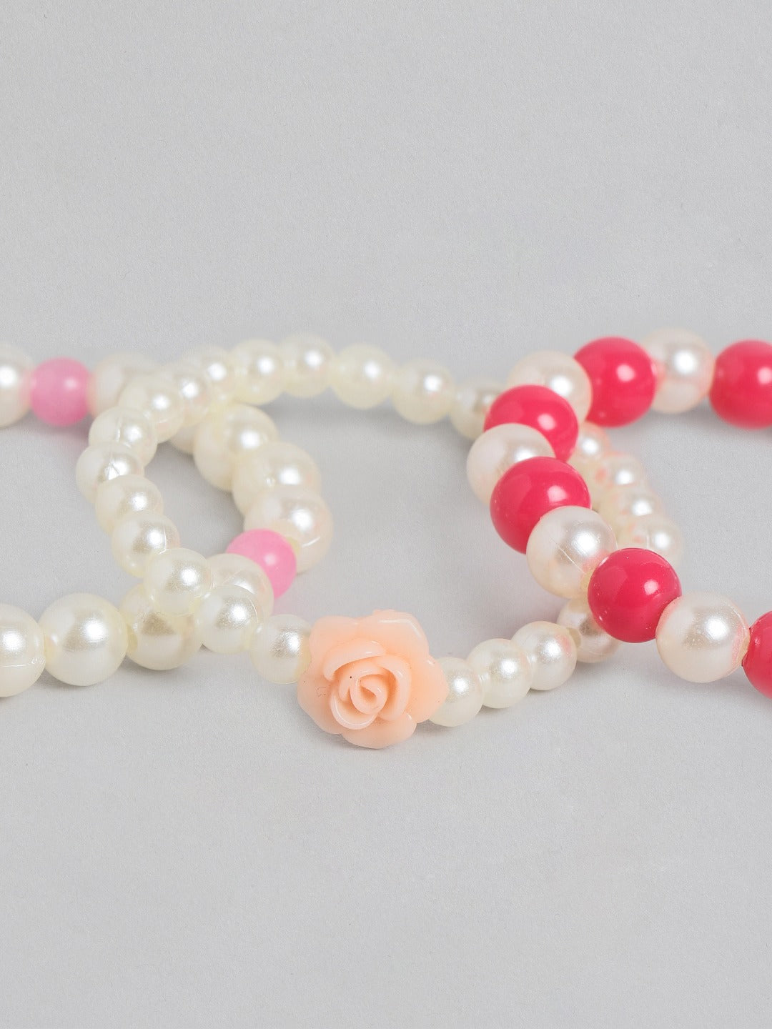 Blueberry KIDS Set of 3 Flower & Peral Bracelets