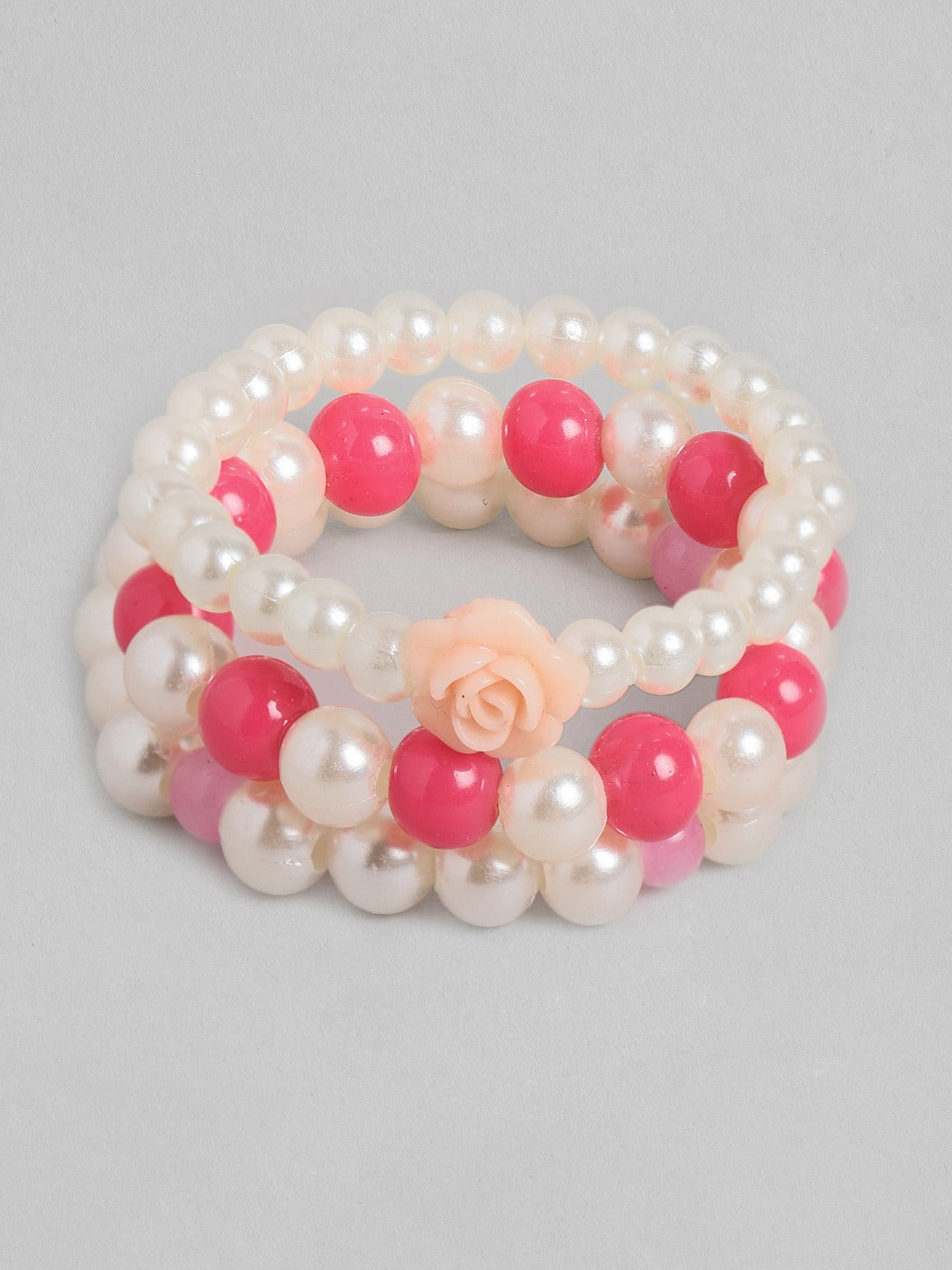 Blueberry KIDS Set of 3 Flower & Peral Bracelets