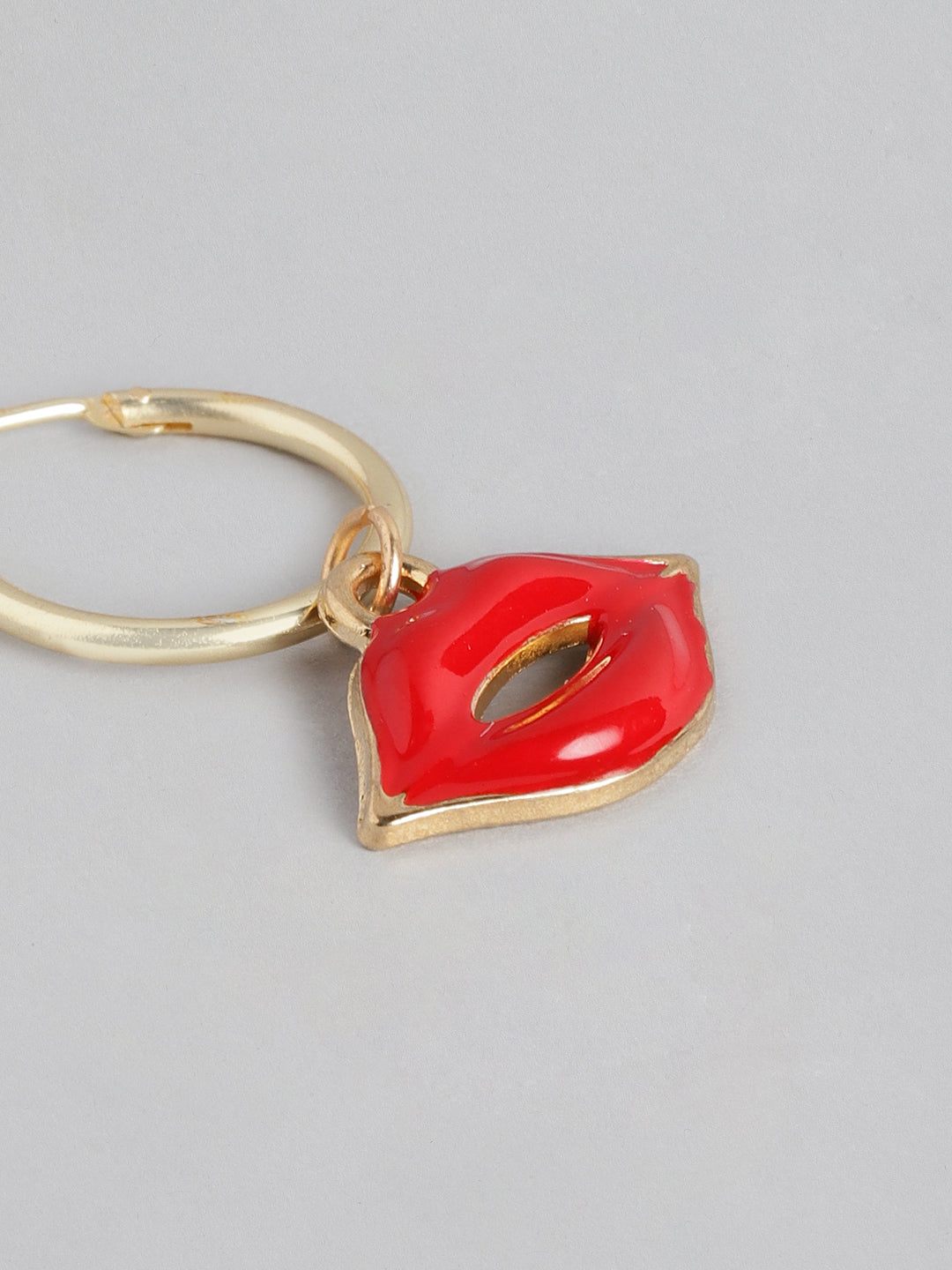 Blueberry Kids red fruit and Lips shape drop earring