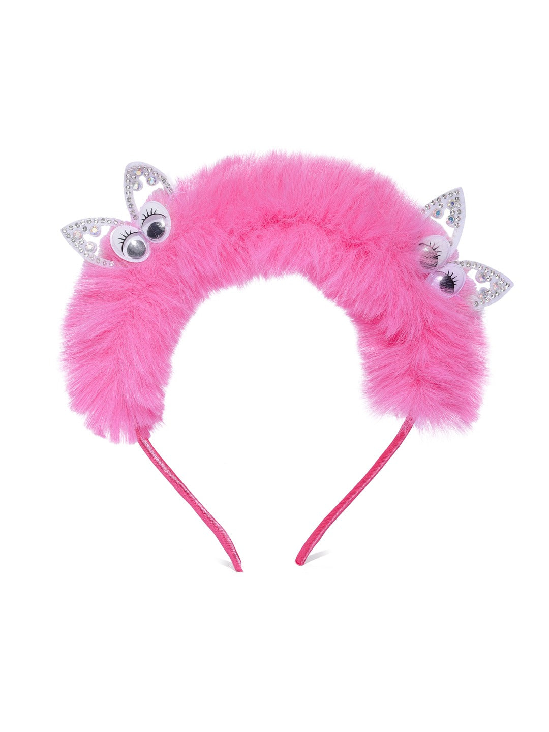 Blueberry KIDS set of 3 pink and peach color ear fur hairband