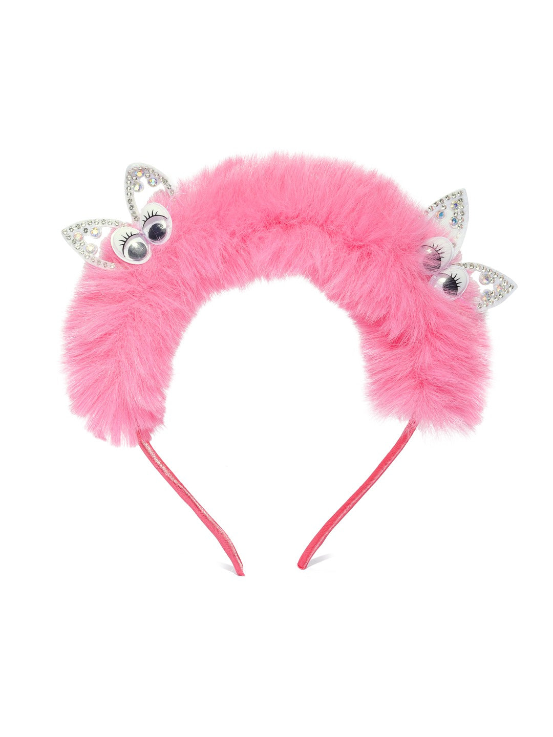 Blueberry KIDS set of 3 pink and peach color ear fur hairband