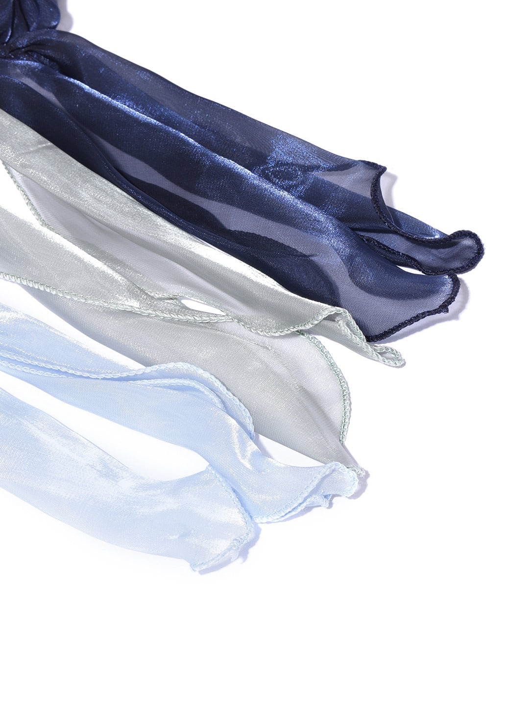 Blueberry KIDS set of 3 multi ruffle scrunchies