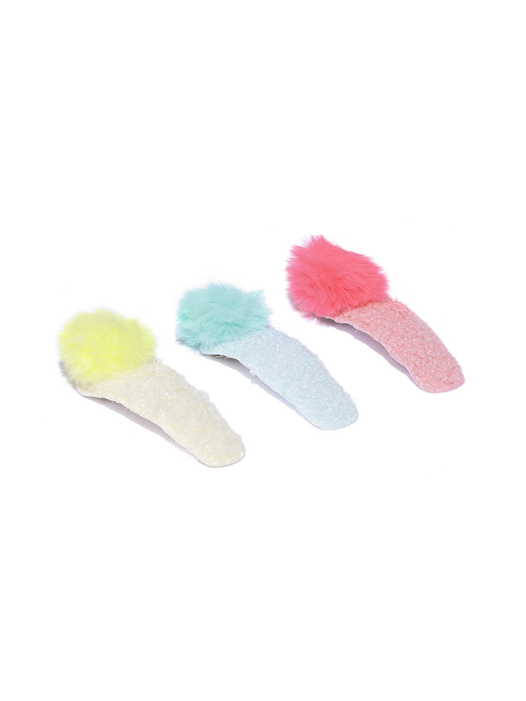 Blueberry KIDS set of 3 multi color Tic Tac Hair Clip