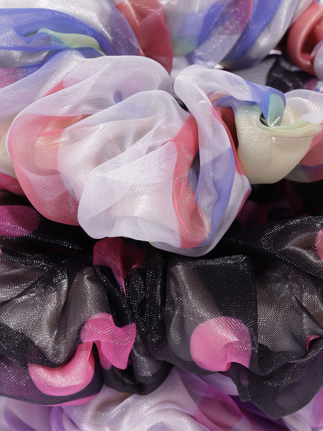 Blueberry KIDS set of 3 multi color scrunchies