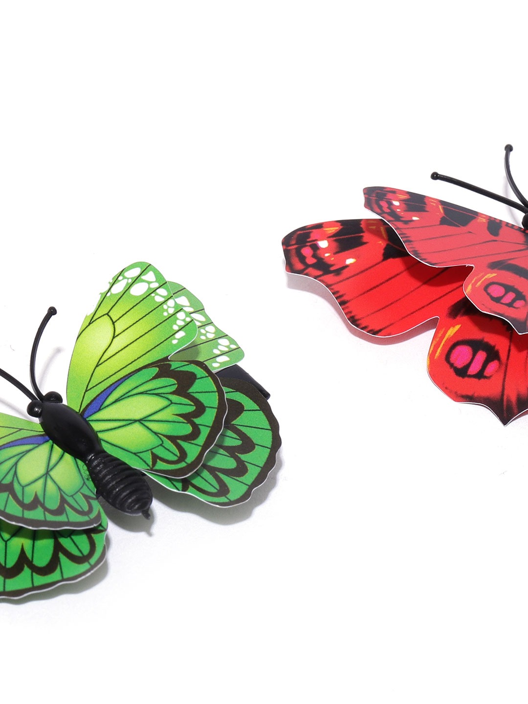 Blueberry KIDS set of 2 multi color butterfly alligator hair clips