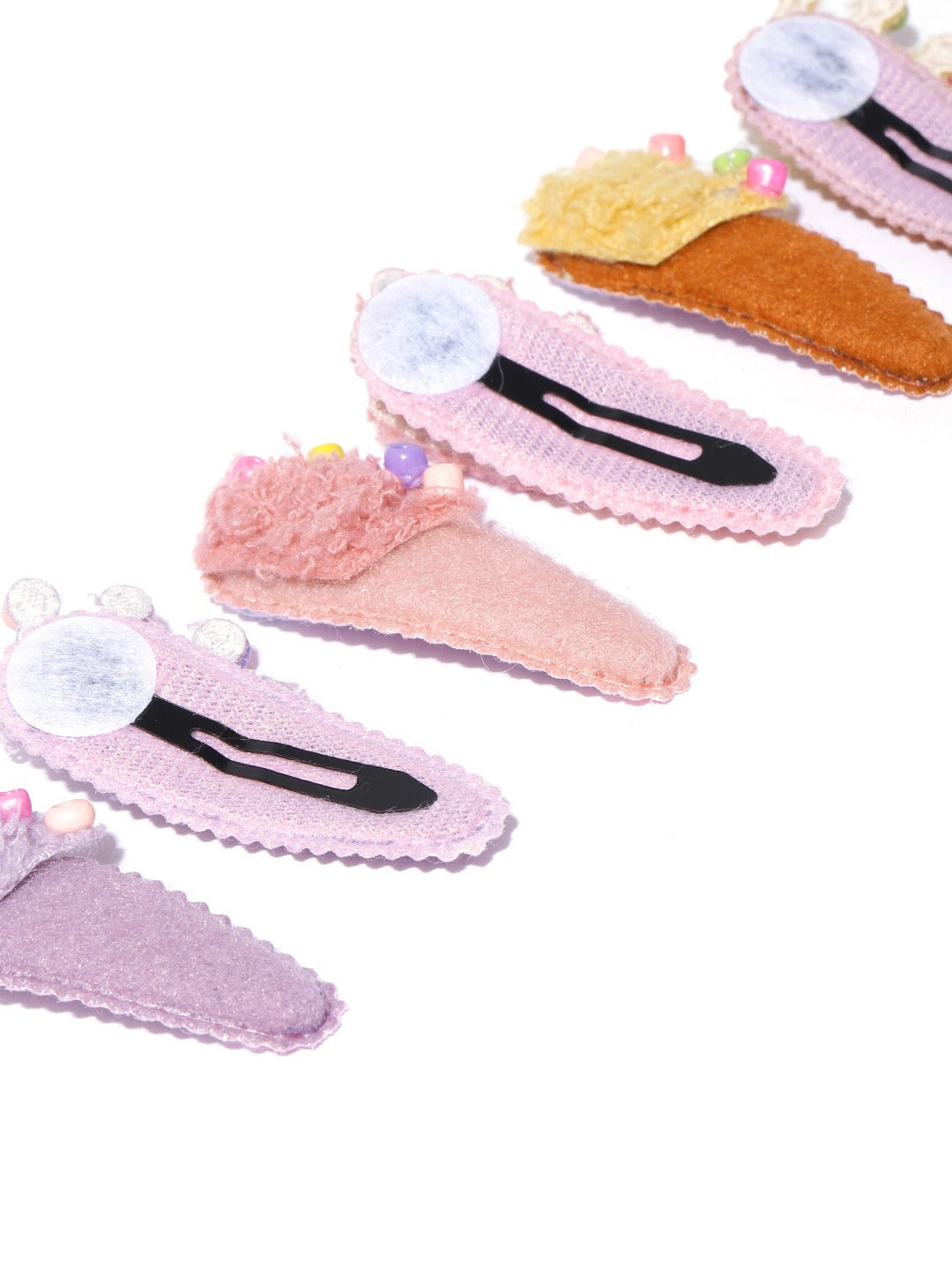 Blueberry KIDS set of 6 crown motif tic tac hair clip