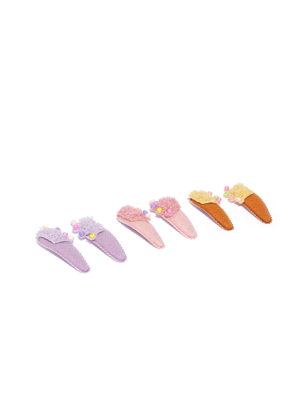 Blueberry KIDS set of 6 crown motif tic tac hair clip