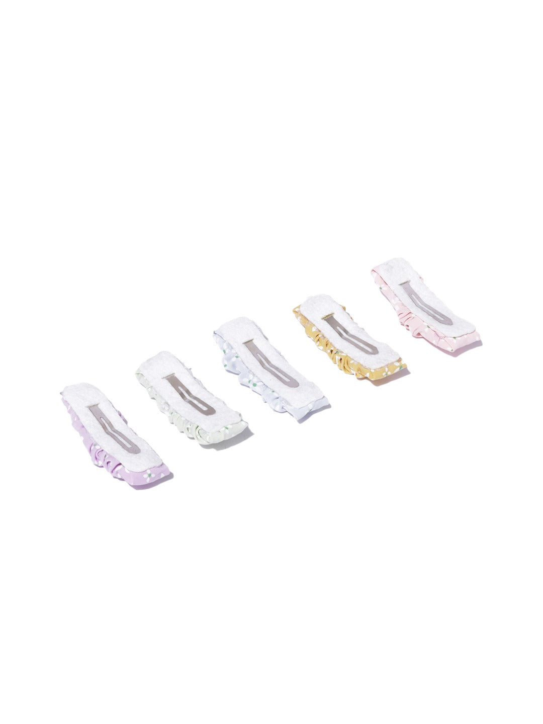 Blueberry KIDS set of 5 pastel flower tic tac hair clips