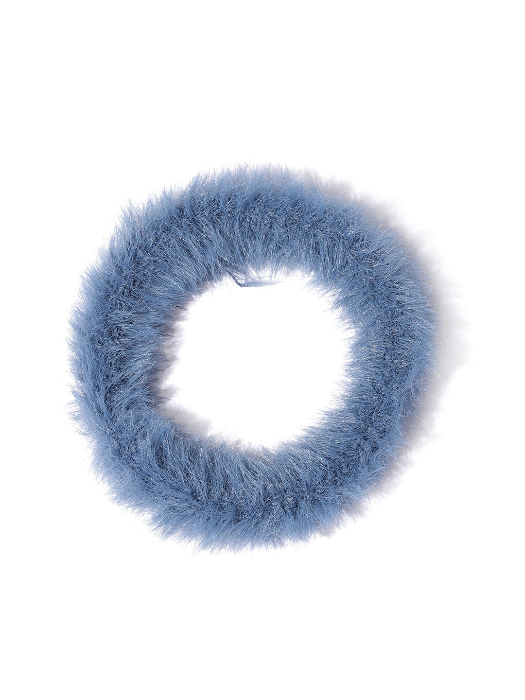 Blueberry KIDS set of 7 fur scrunchies