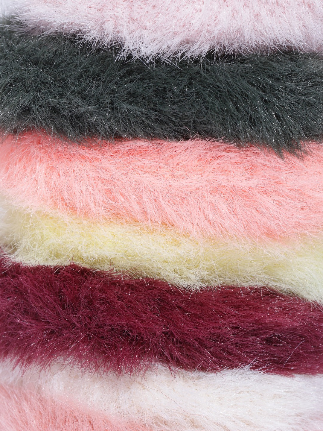 Blueberry KIDS set of 7 fur scrunchies