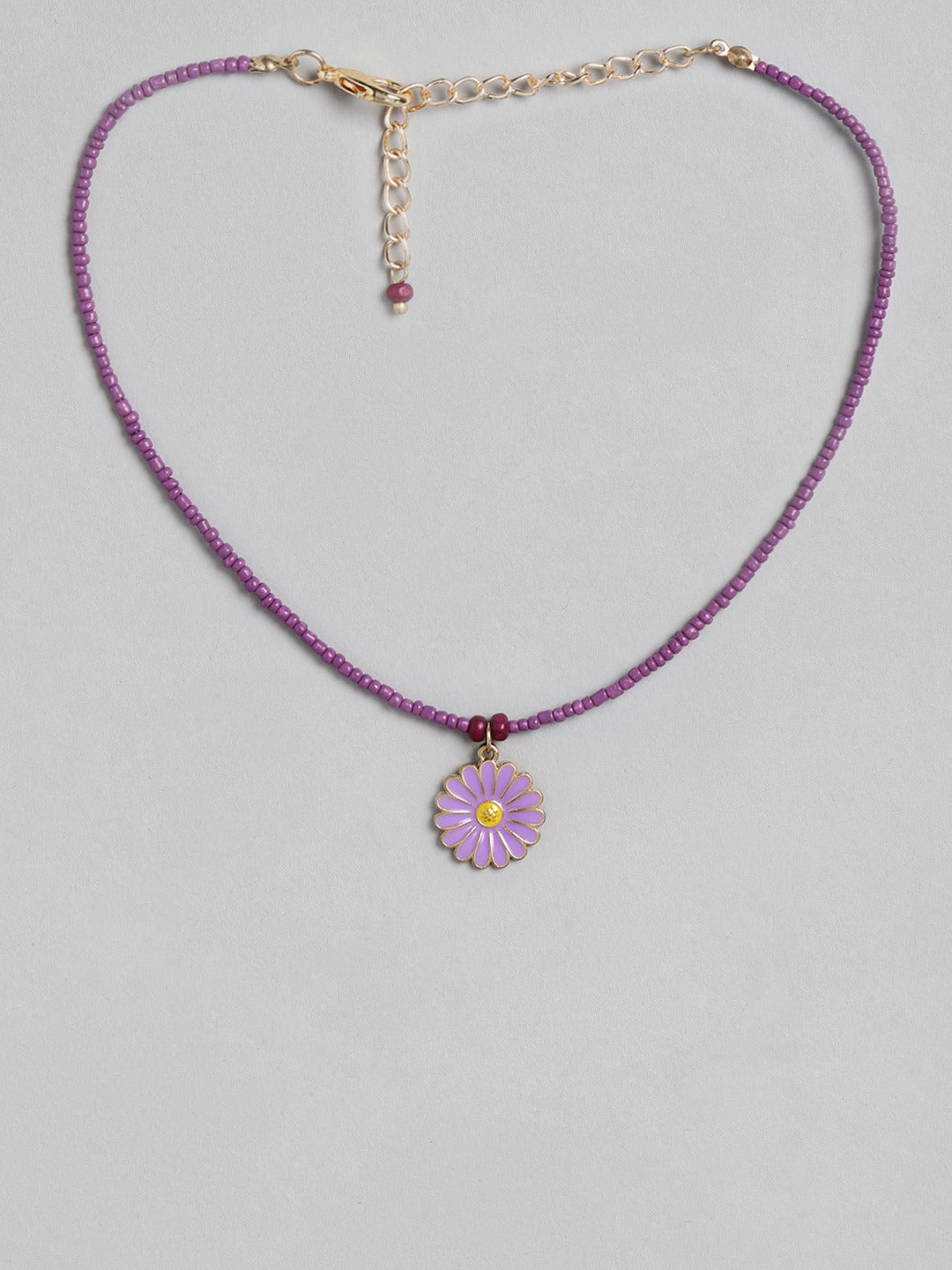 Blueberry KIDS Purple Flower Pendant