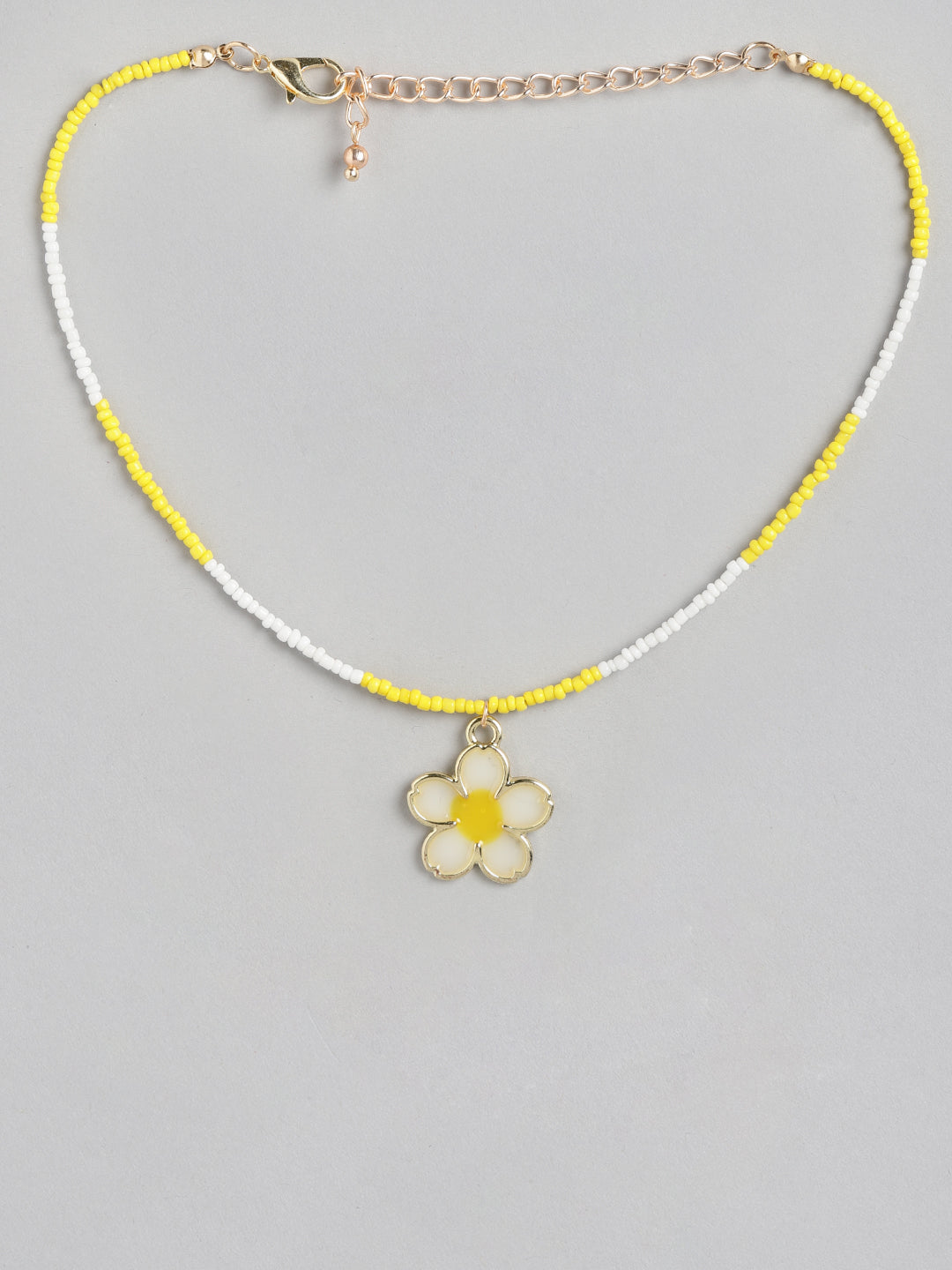 Blueberry Kids multi beaded Flower pendant necklace