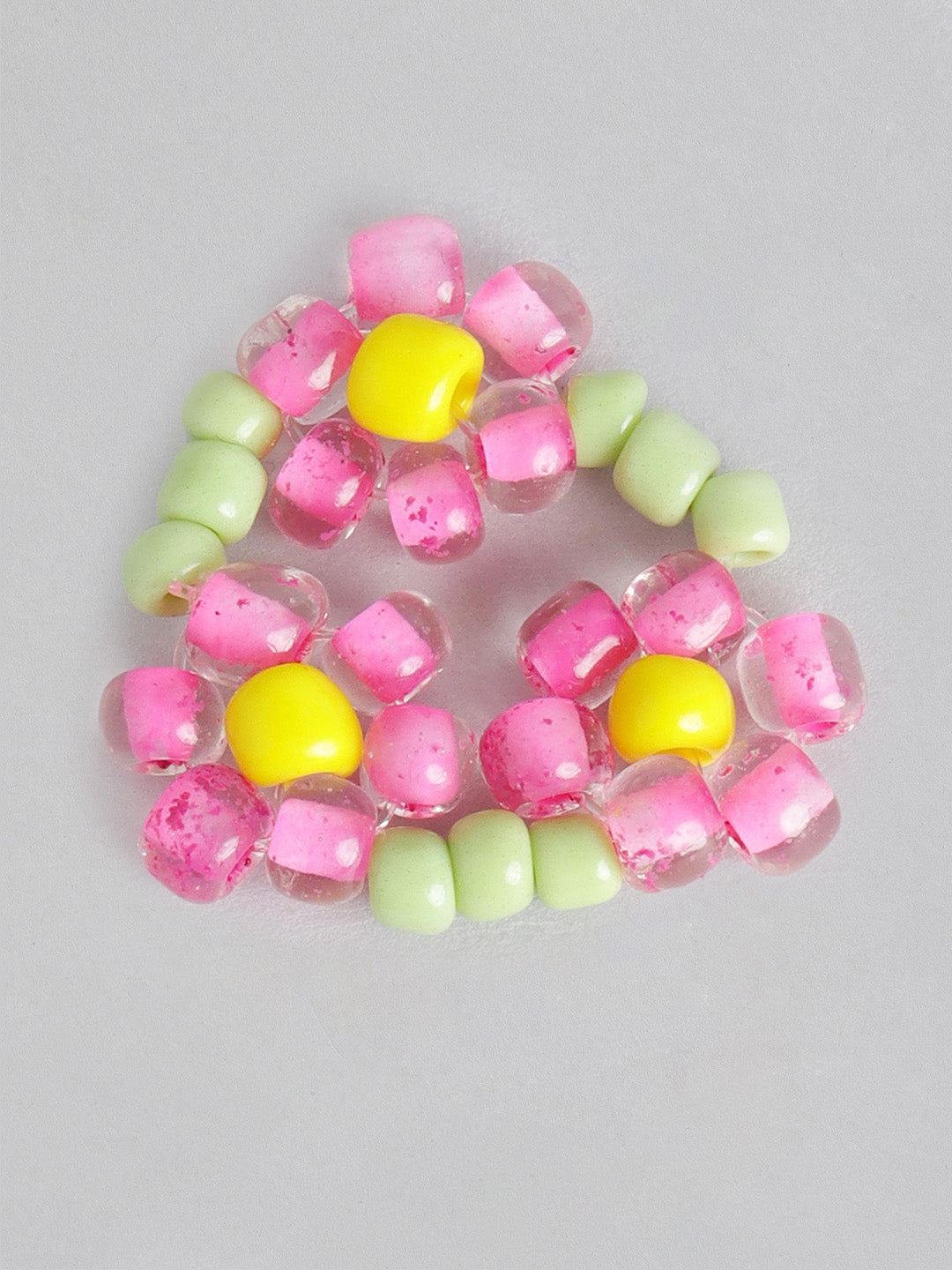 Blueberry Kids set of 4 multi beaded finger RIngs