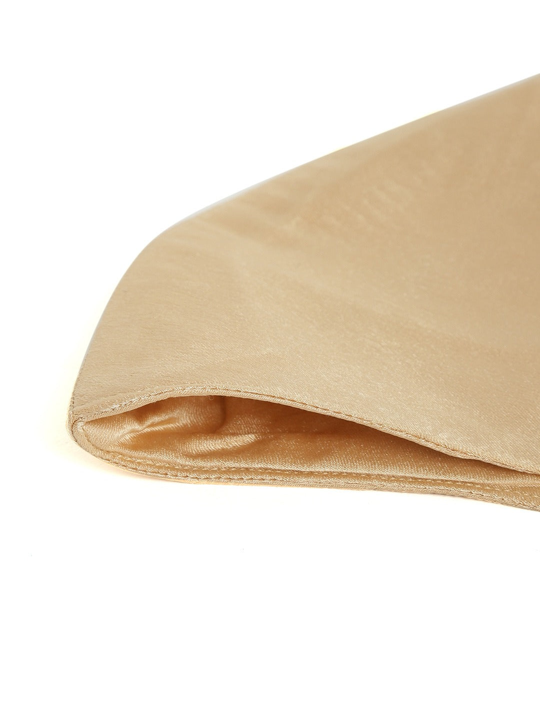 Blueberry golden Reusable 2-Ply satin face mask with chunky chain and leather strap