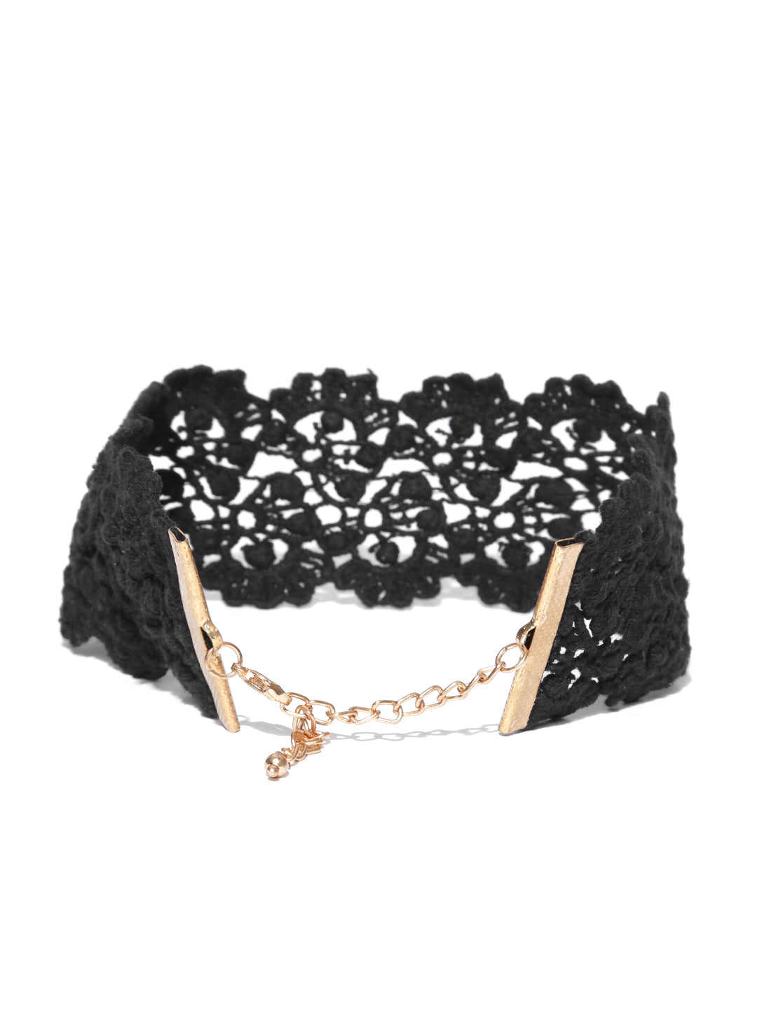 Blueberry black lace choker necklace